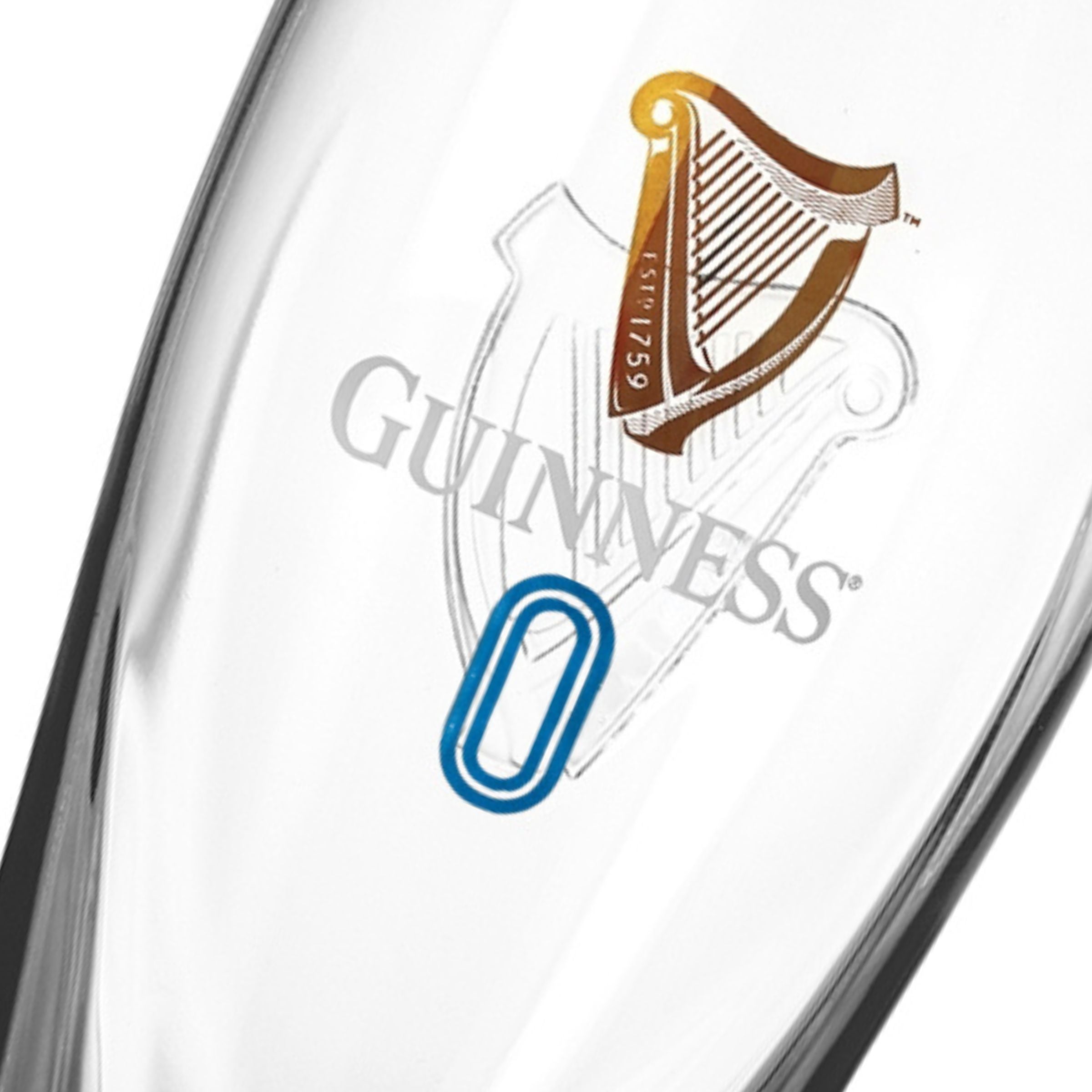 0 Pint Glass logo close up