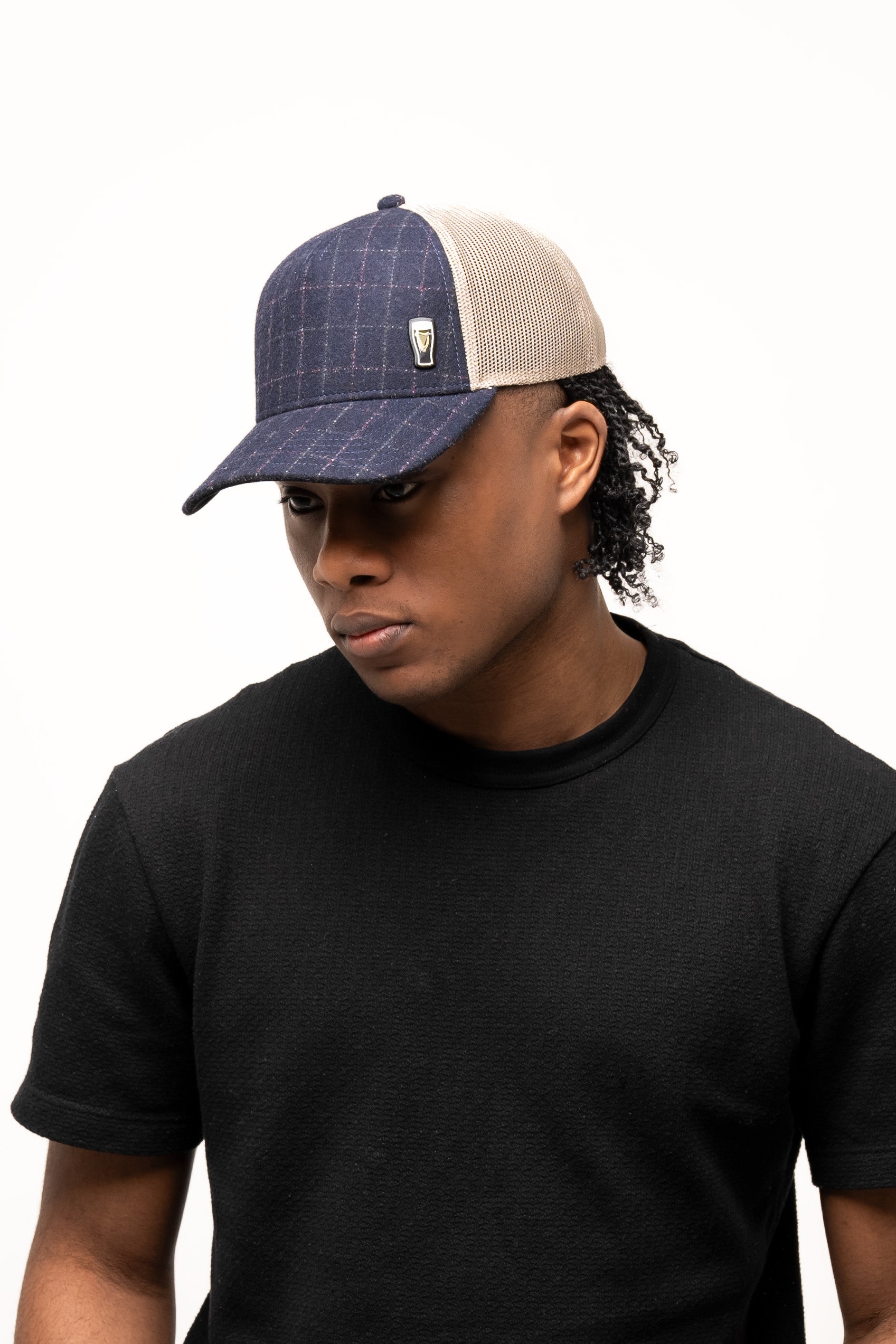 Guinness Checked Trucker Cap