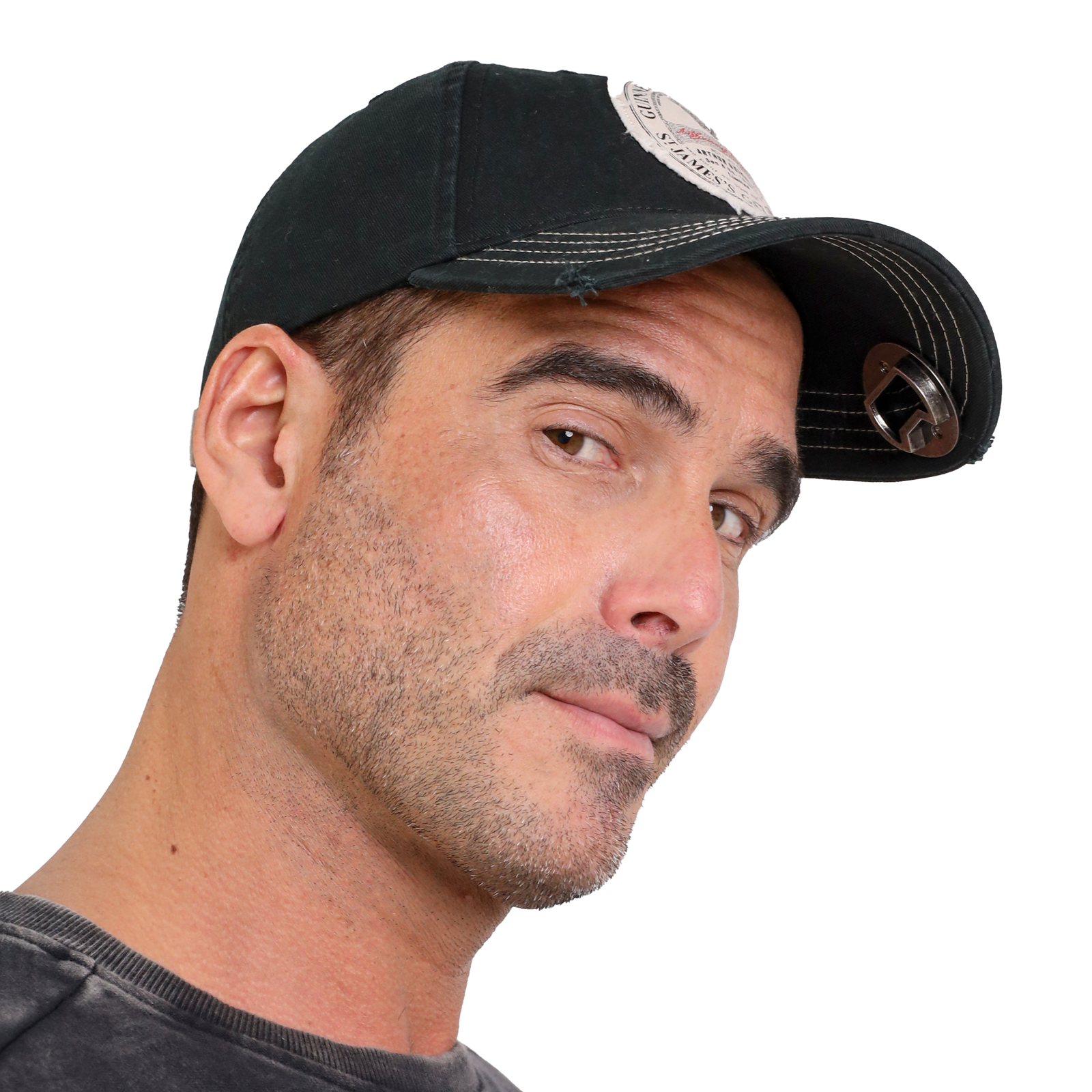 Black Extra Stout Label Bottle Opener Cap