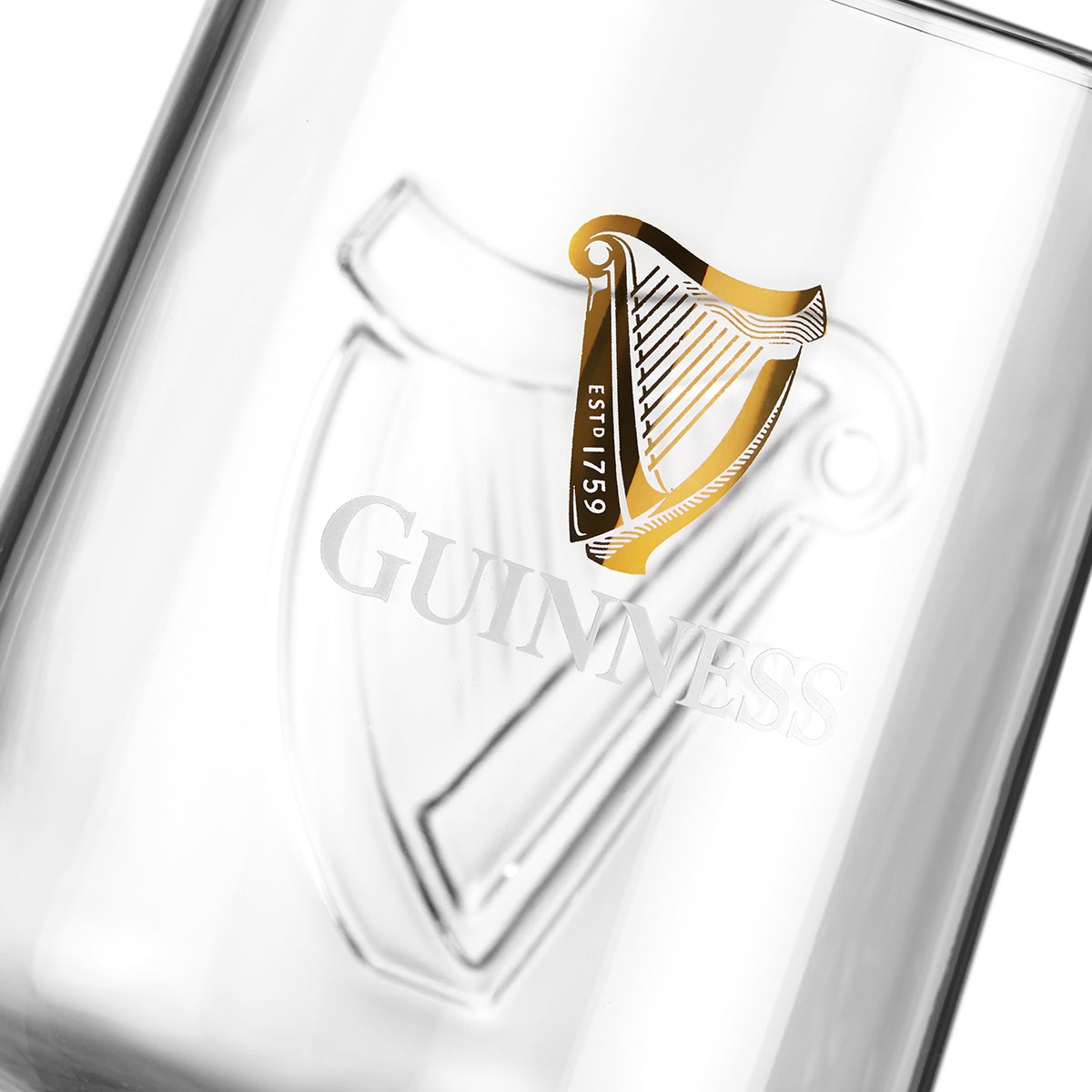 Guinness Embossed Stem Glass 12 Pack