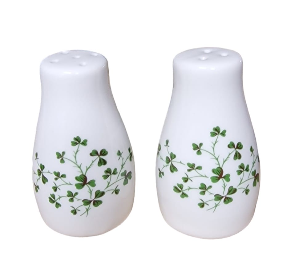 Shannonbridge Shamrock Salt and Pepper Shakers