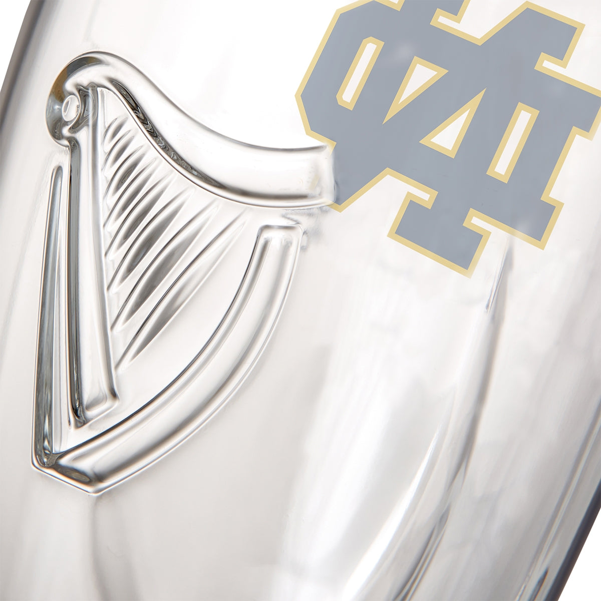 Guinness Notre Dame 16OZ Pint Glass- 2 Pack