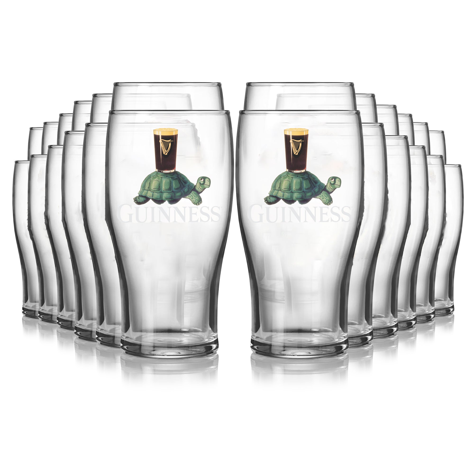 Guinness Gilroy Tortoise Pint Glass - 24 Pack