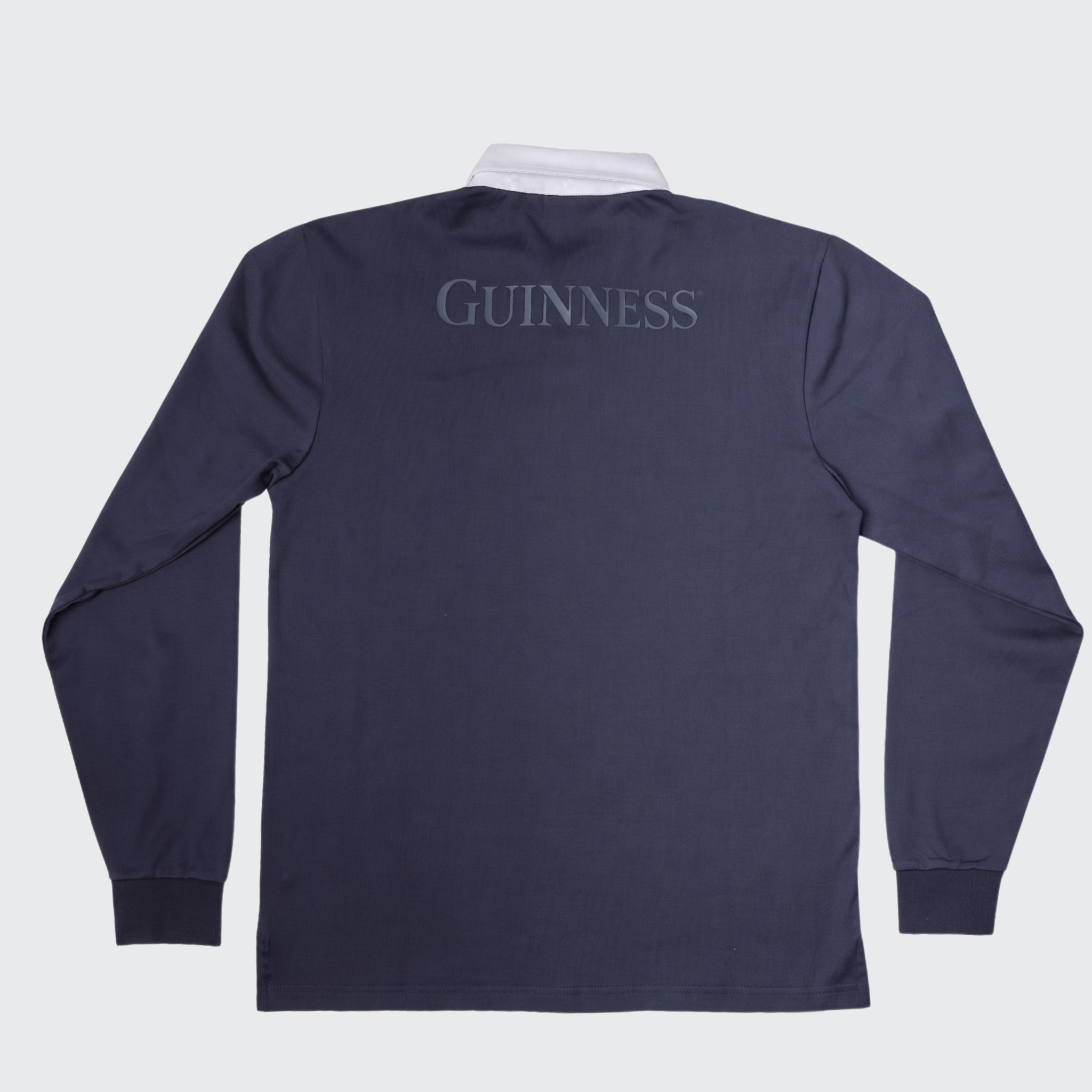 Guinness Navy Long Sleeve Rugby Shirt