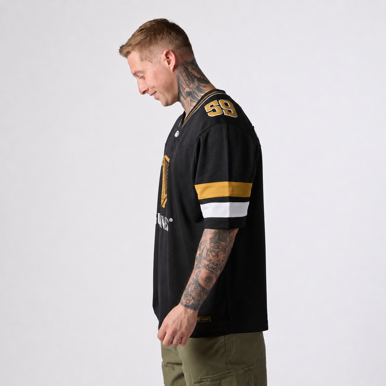 Guinness Black American Football Jersey