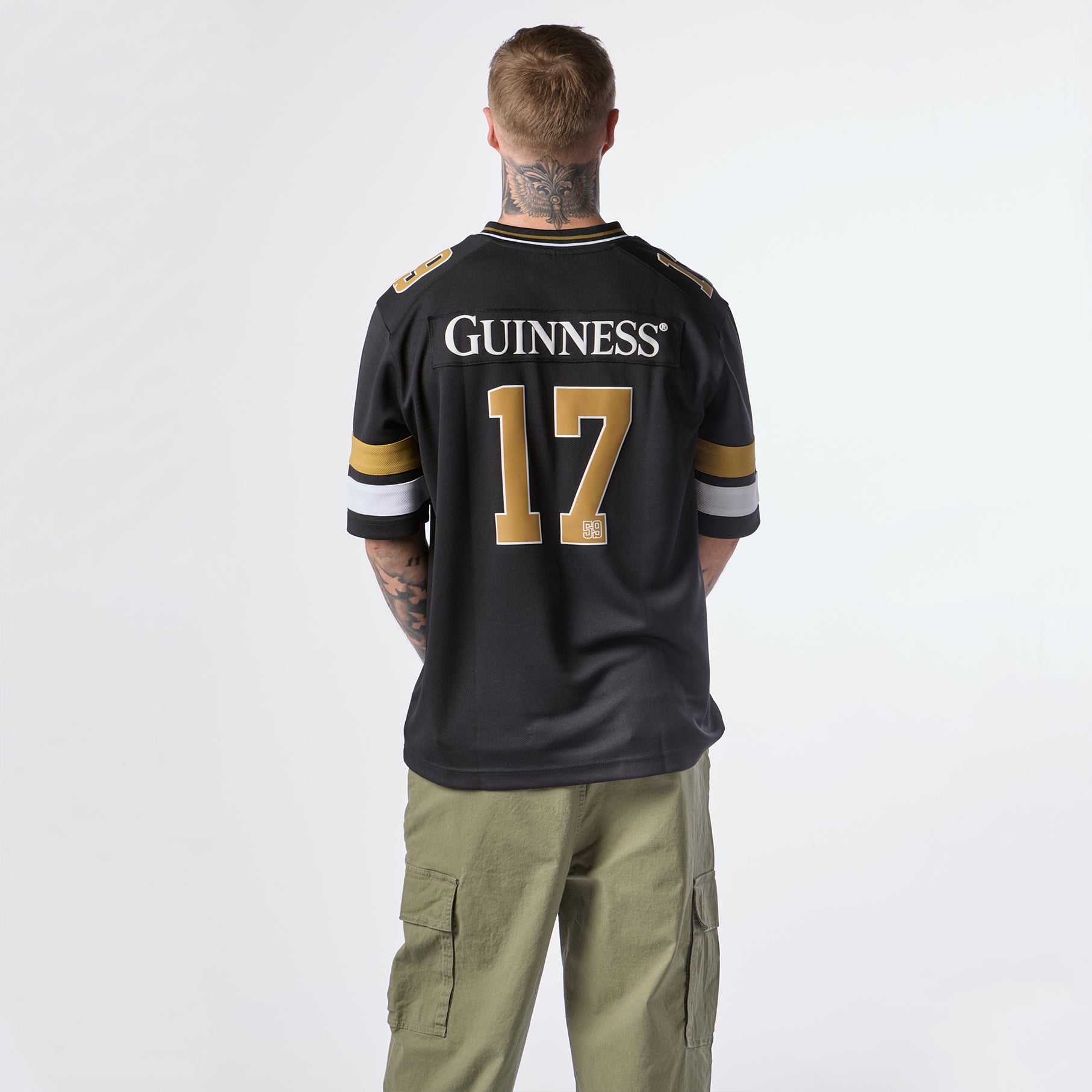 Guinness Black American Football Jersey