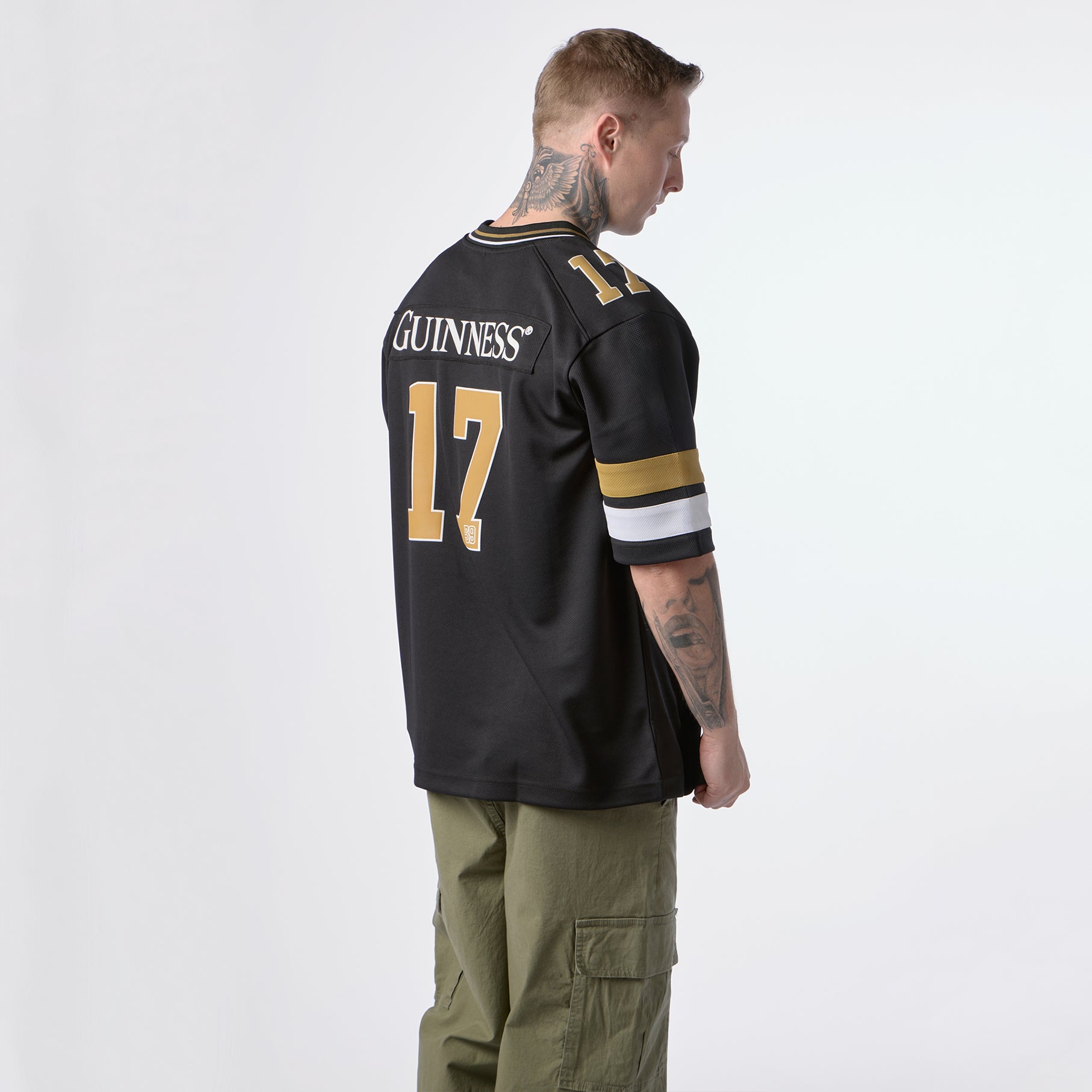 Guinness Black American Football Jersey