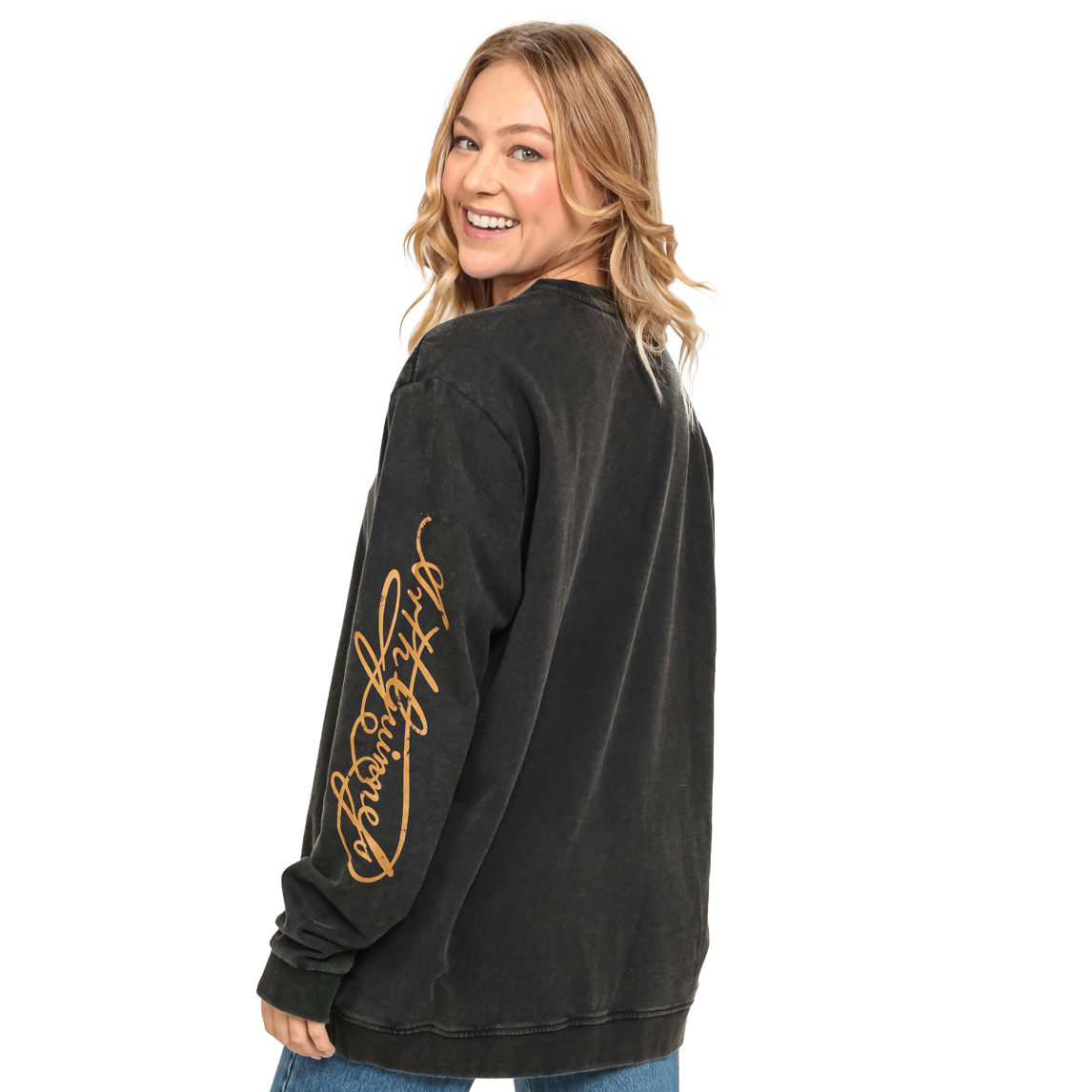Guinness Signature Sleeve Unisex Black Sweatshirt
