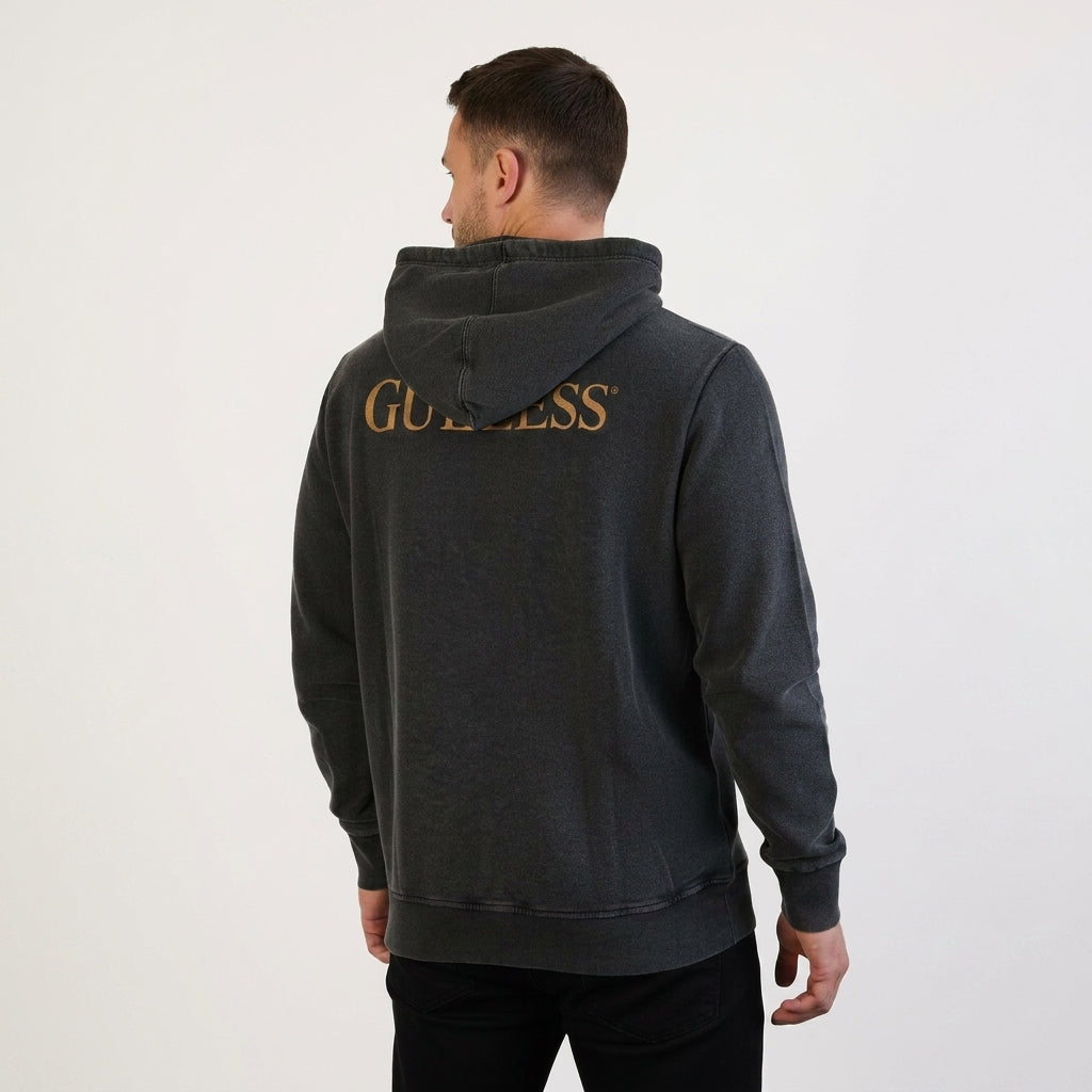 Guinness Evolution of the Harp Distress Hoodie - Black