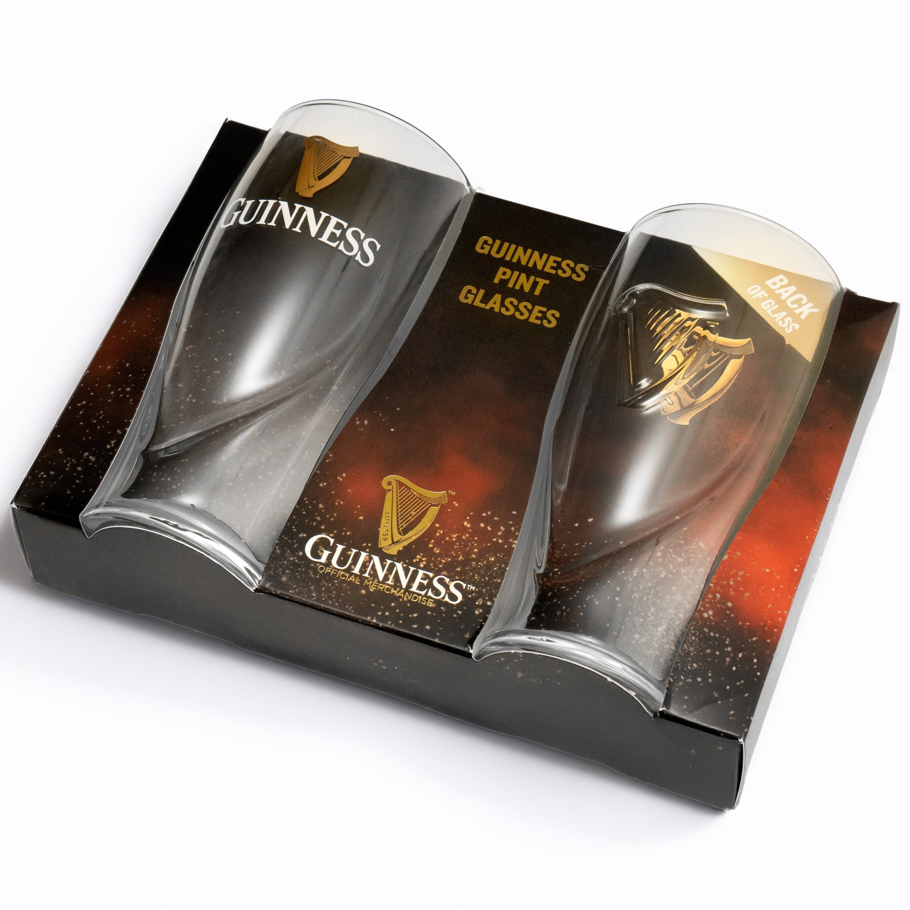 Guinness Pint Glass Twin Pack