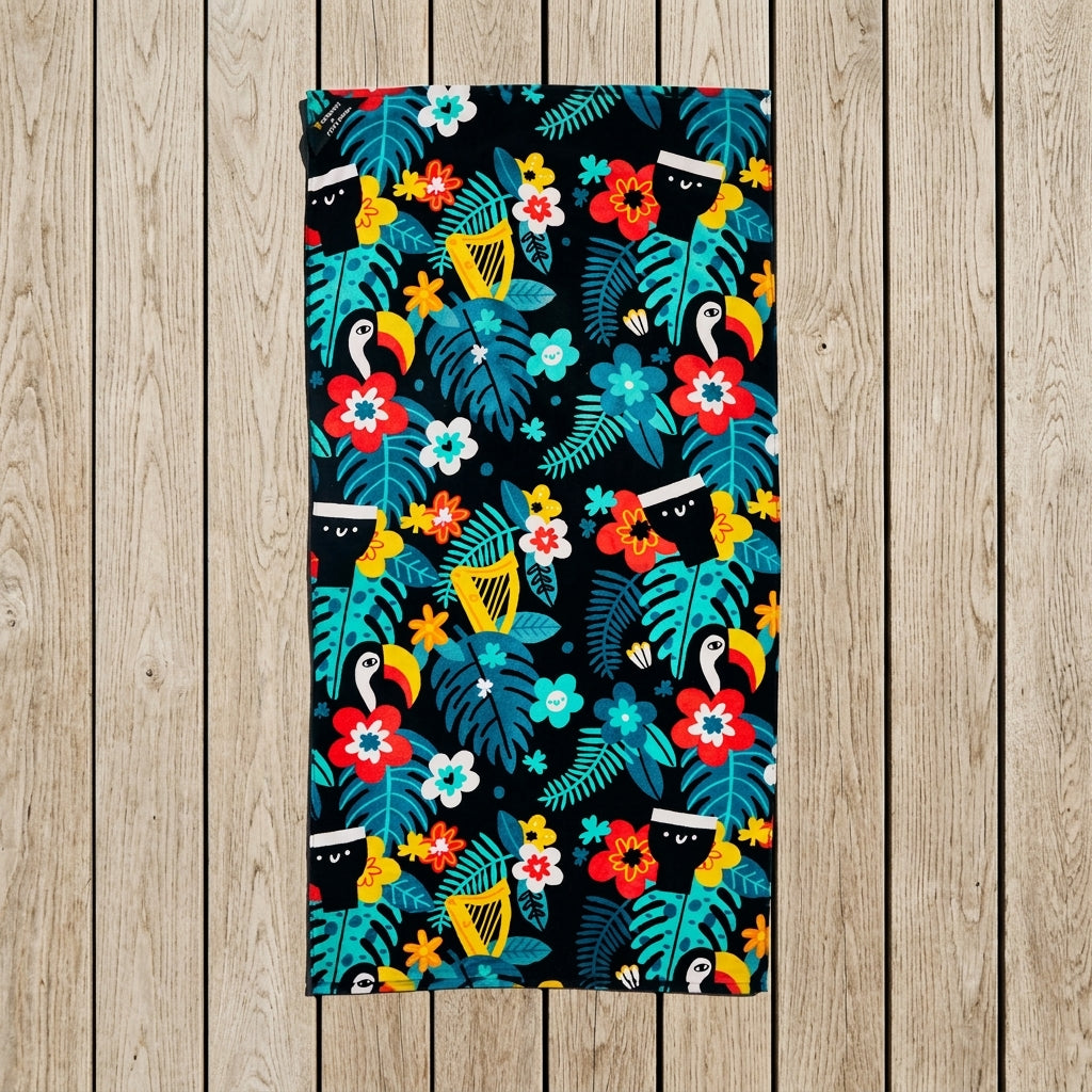 Guinness x Fatti Burke Hawaiian Beach Towel