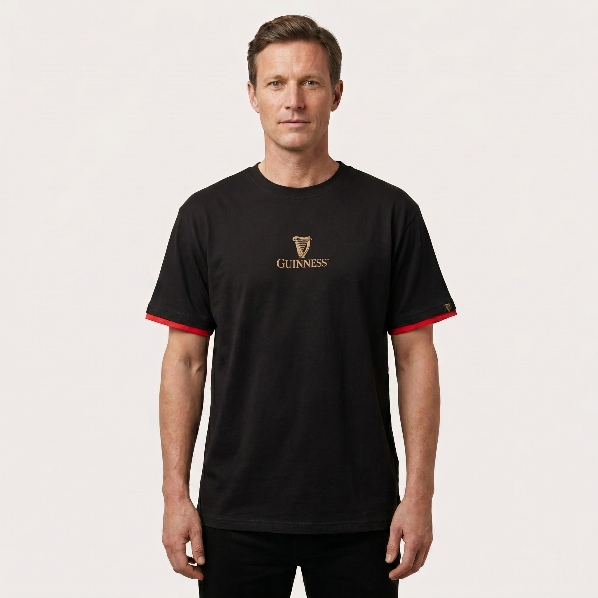 Guinness Gaelic Label Tee – Black
