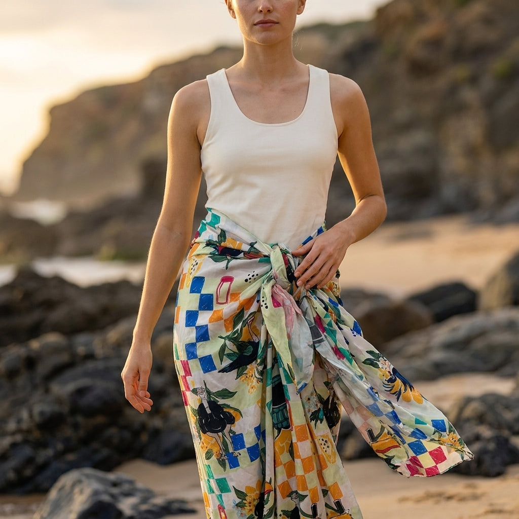 Guinness Hawaiian Print Sarong