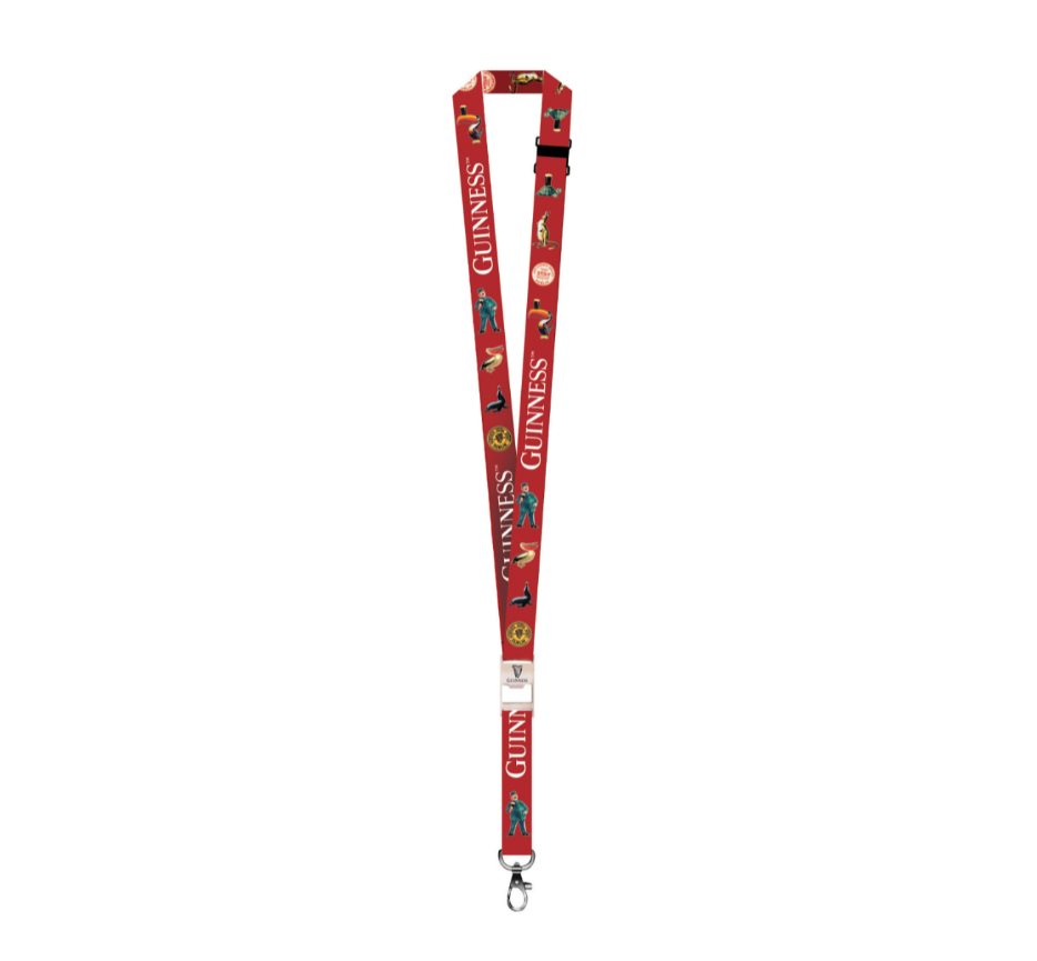 Guinness Gilroy Lanyard Red