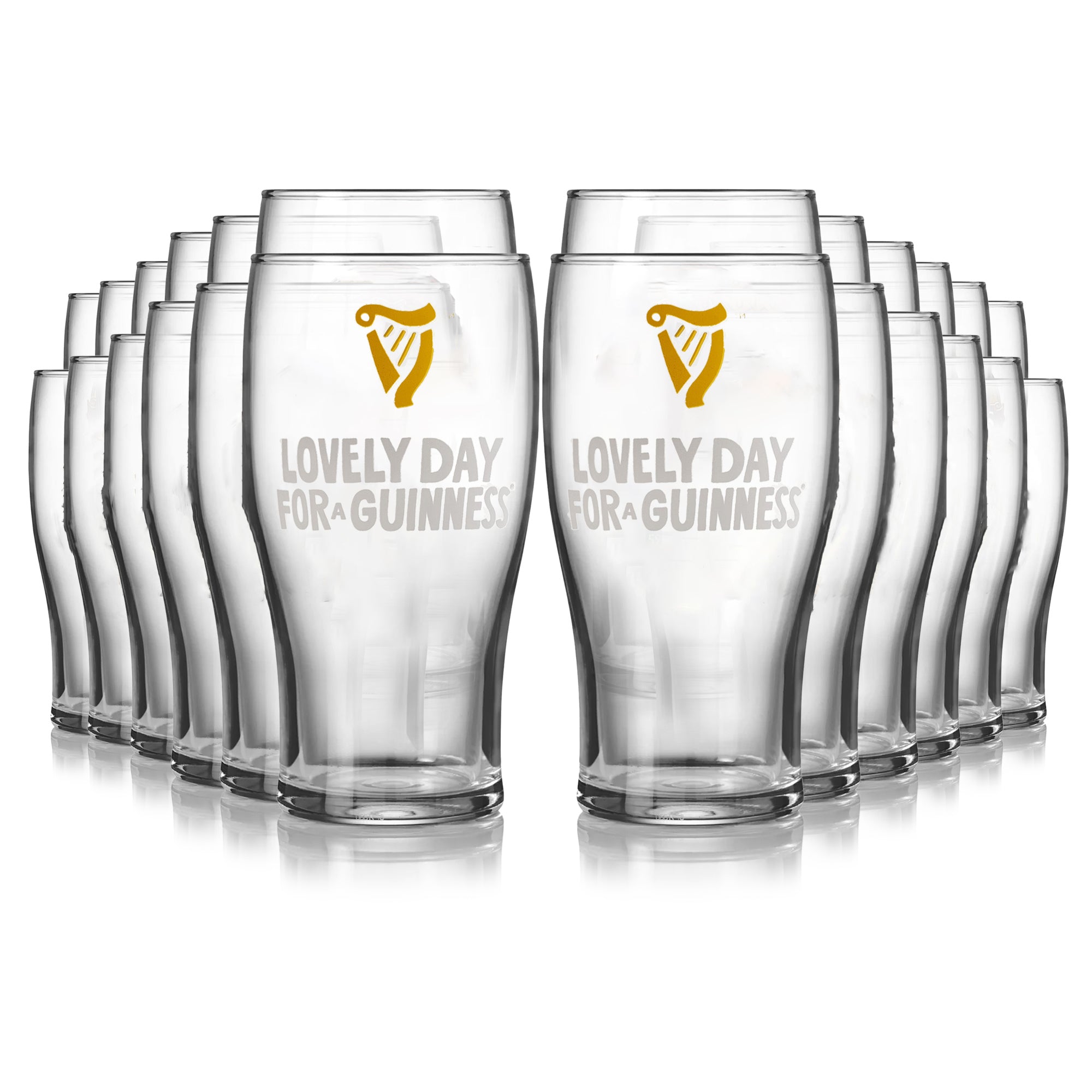 Guinness Summer Collection Lovely Day Pint Glass - 24 Pack