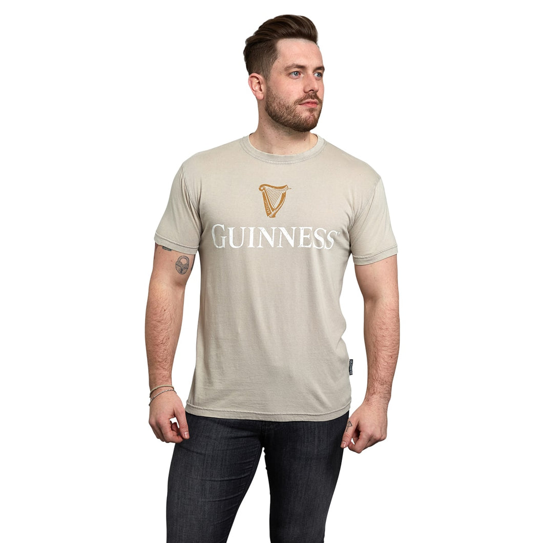 Guinness® Premium Trademark Label Beige T-Shirt