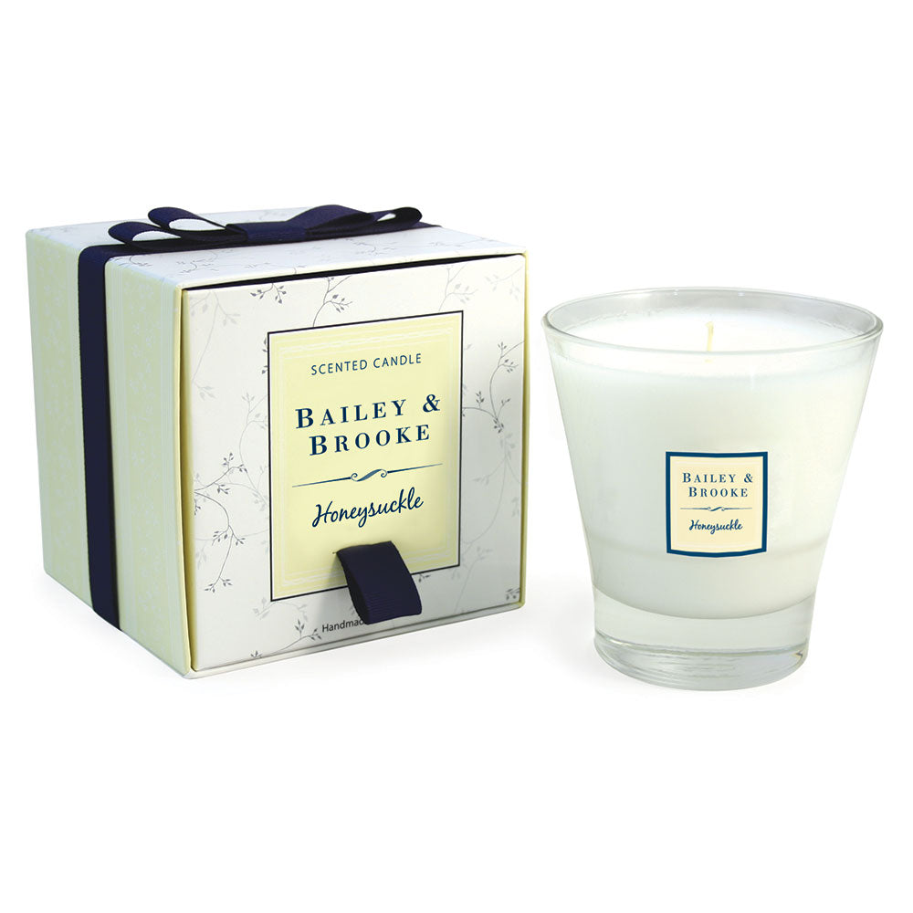 Honeysuckle Filled Tumbler Glass Candle