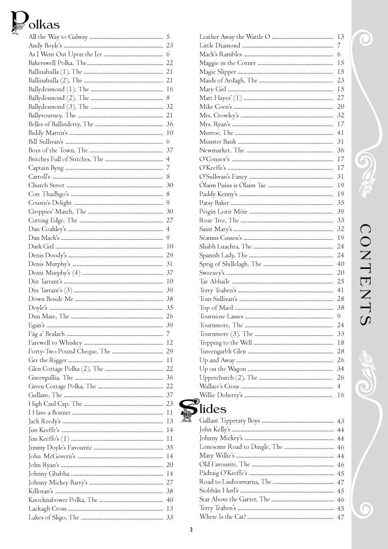 110 Irelands Polkas and Slides Book | CD Edition