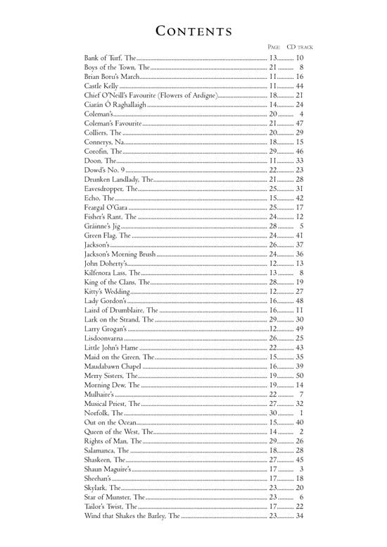 50 Irish Fiddle Tunes Book & CD Edition