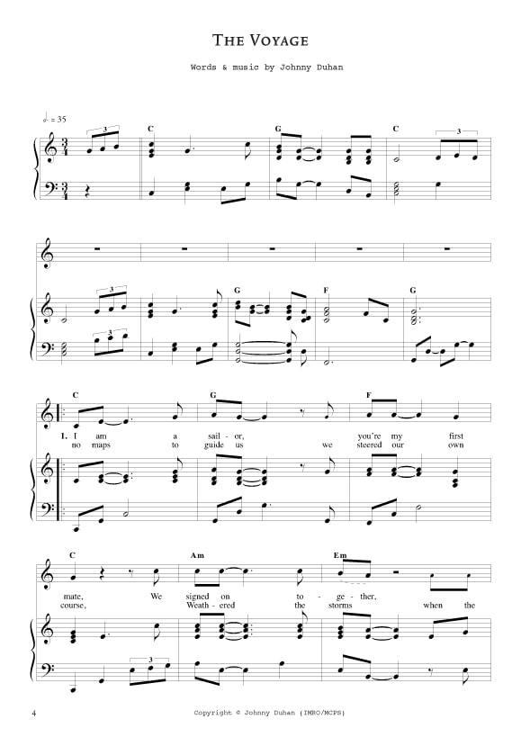The Voyage, a Johnny Duhan Songbook