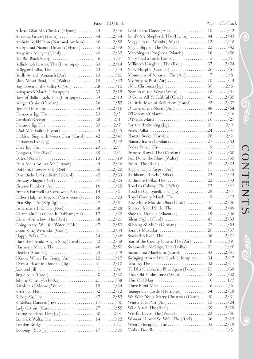 110 Ireland's Best Tin Whistle Tunes for Children | Book