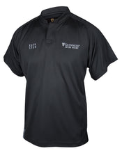 Load image into Gallery viewer, Black Embossed Print Rugby Jersey
