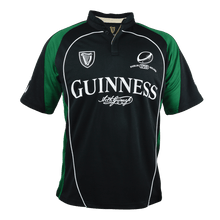 Load image into Gallery viewer, Black and Green Short Sleeve Performance Rugby Jersey
