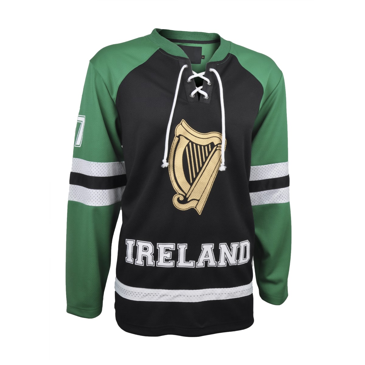 Ireland Black and Green Hockey Jersey