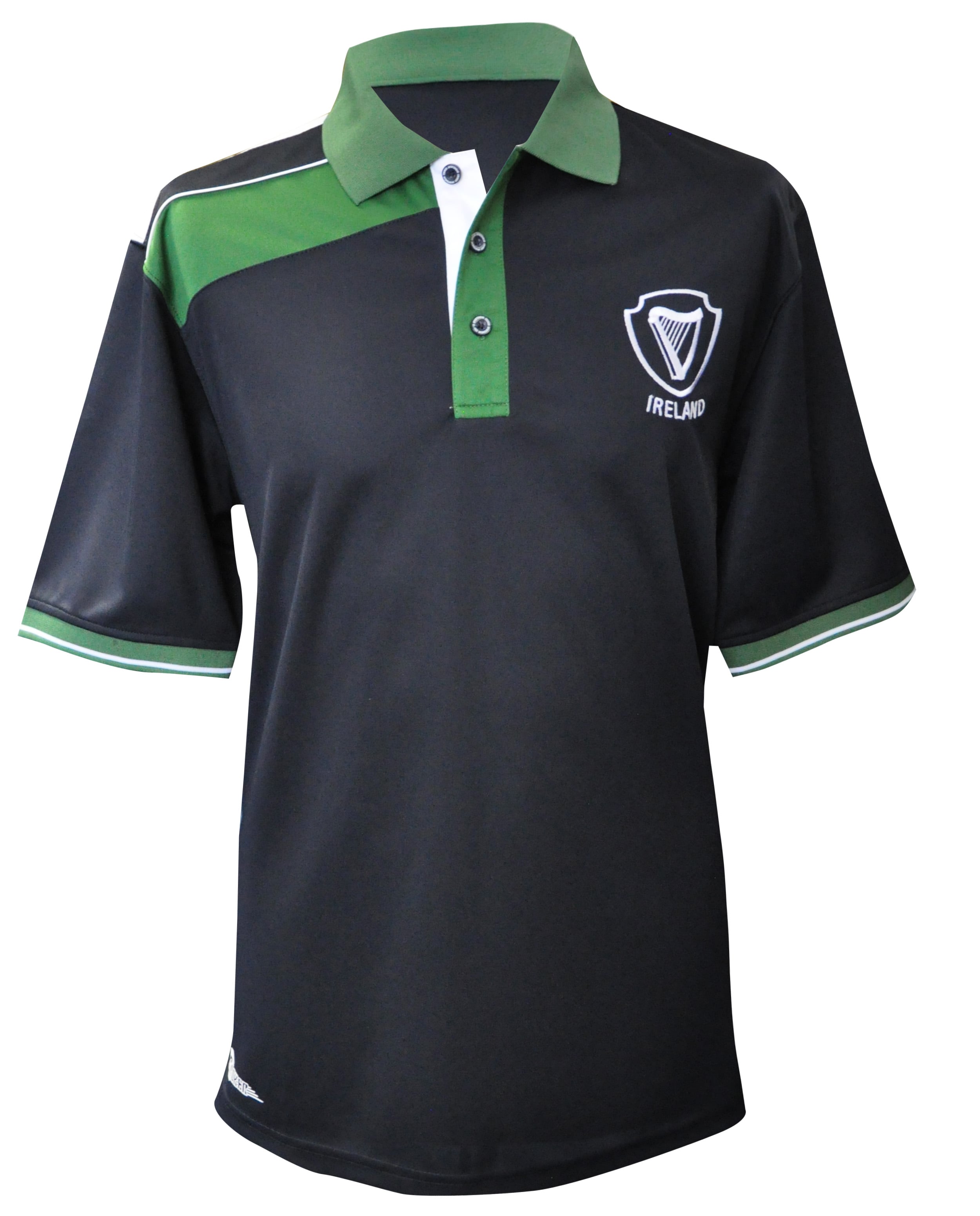 Ireland Navy Panelled Polo Shirt