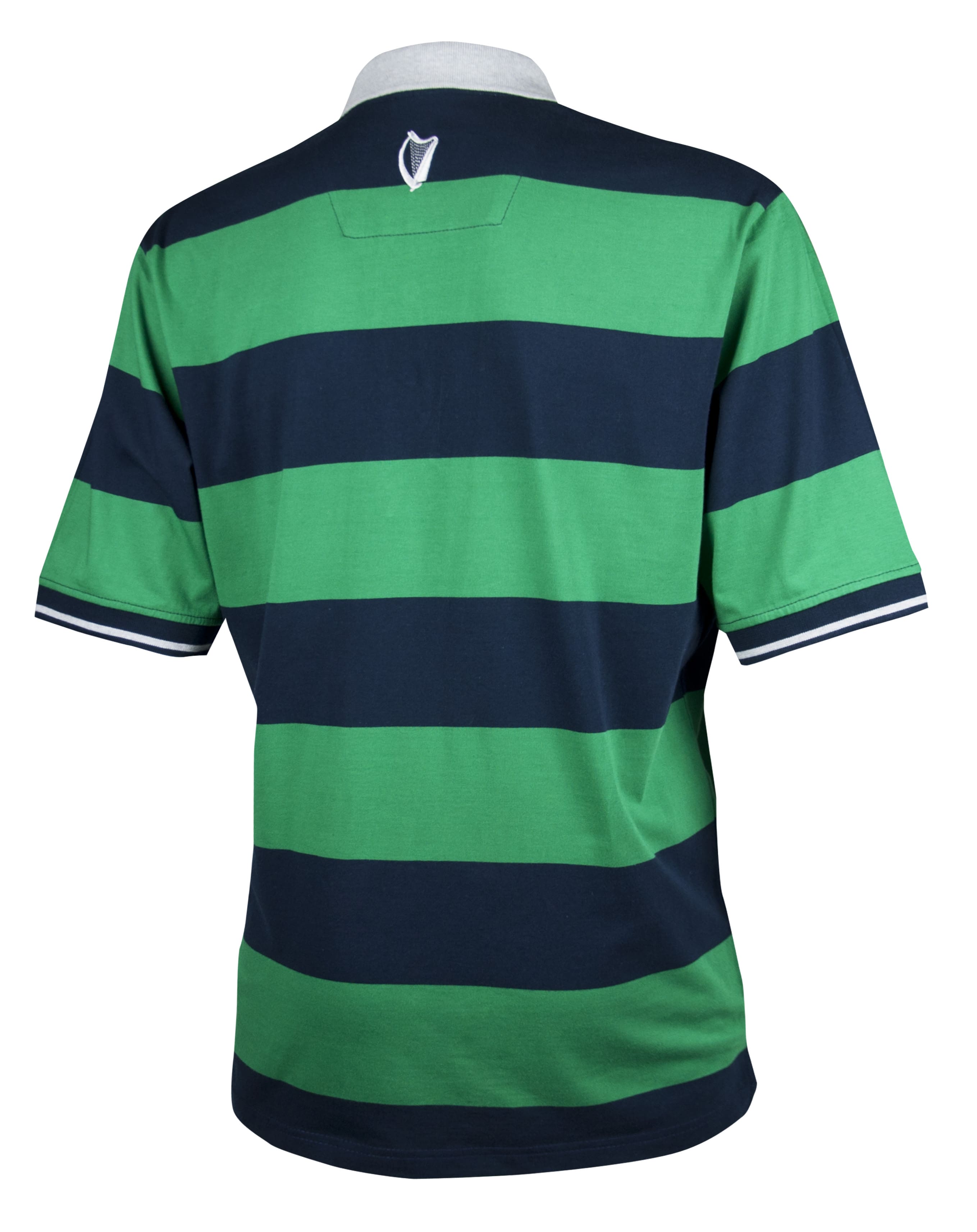 Striped Harp Casual Golf Shirt