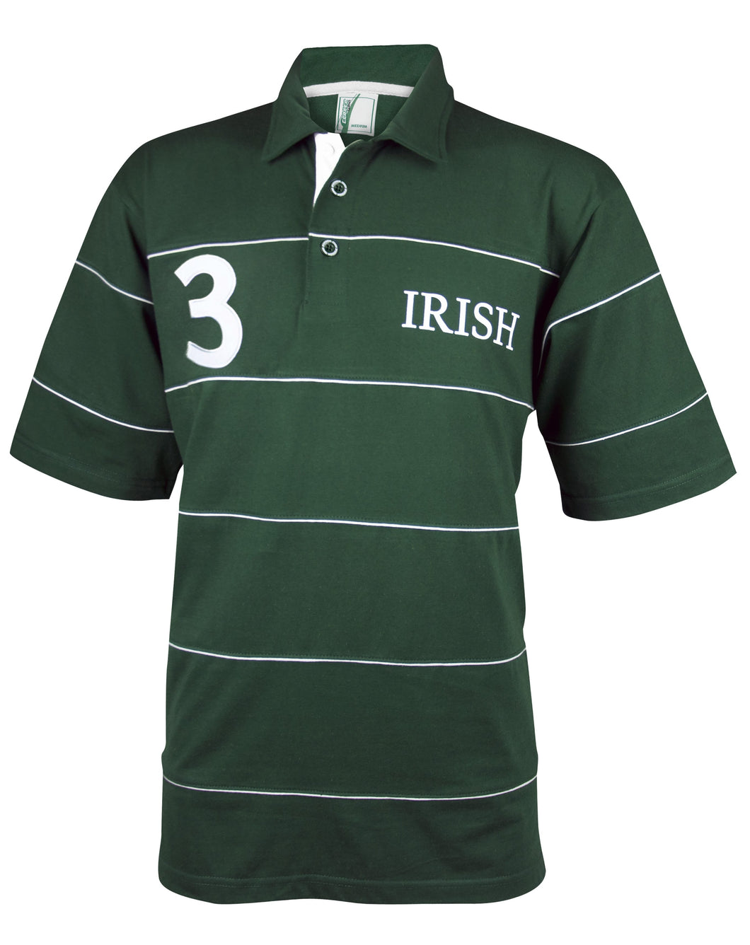 Irish Green Piping Polo Shirt
