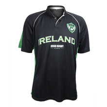 Load image into Gallery viewer, Ireland Black and Green Performance Rugby Jersey
