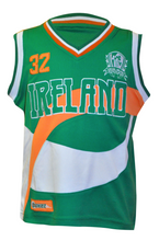 Load image into Gallery viewer, Kids Performance Tri Colour Basketball Top
