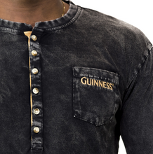 Load image into Gallery viewer, Classic Washed Black Henley
