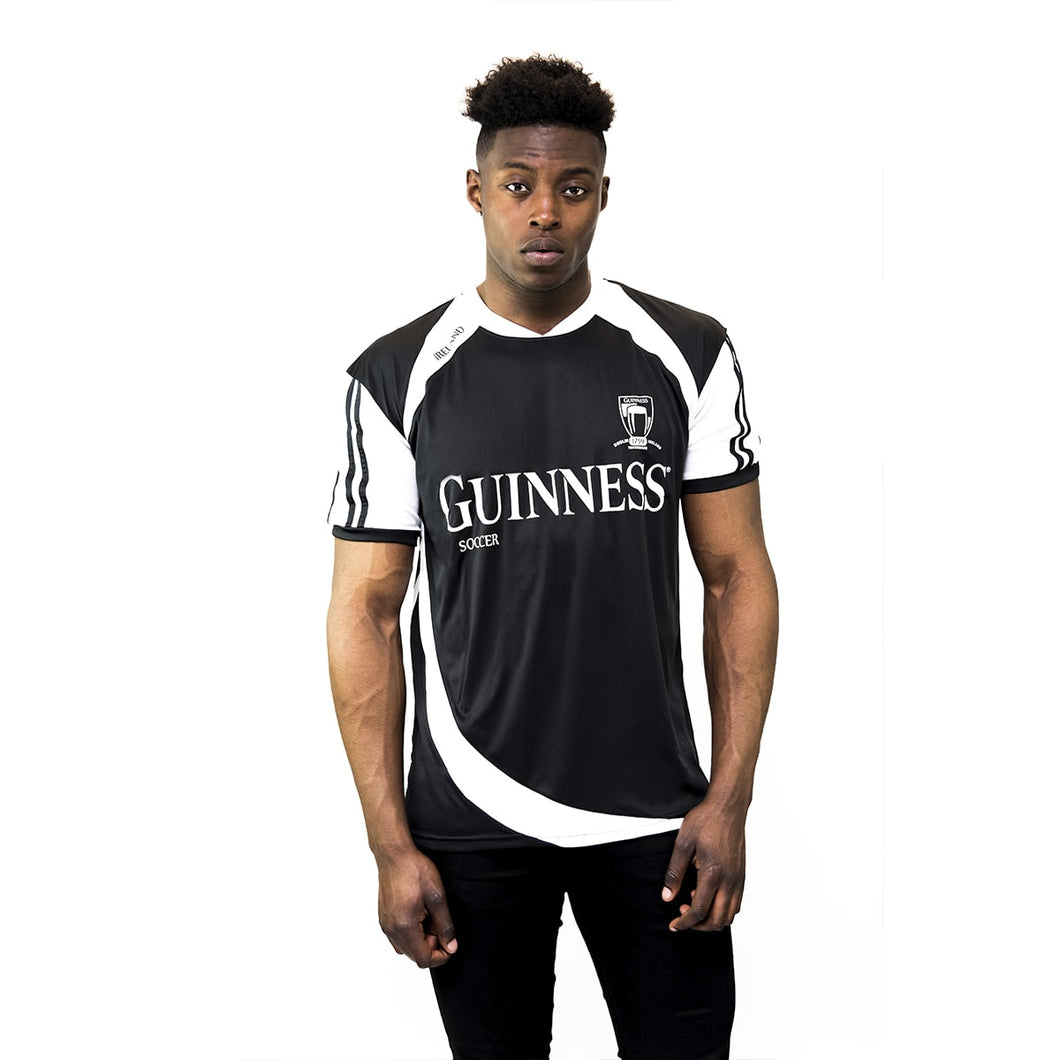 Black and White Soccer Jersey