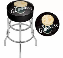 Load image into Gallery viewer, Guinness Padded Swivel Bar Stool - Smiling Pint

