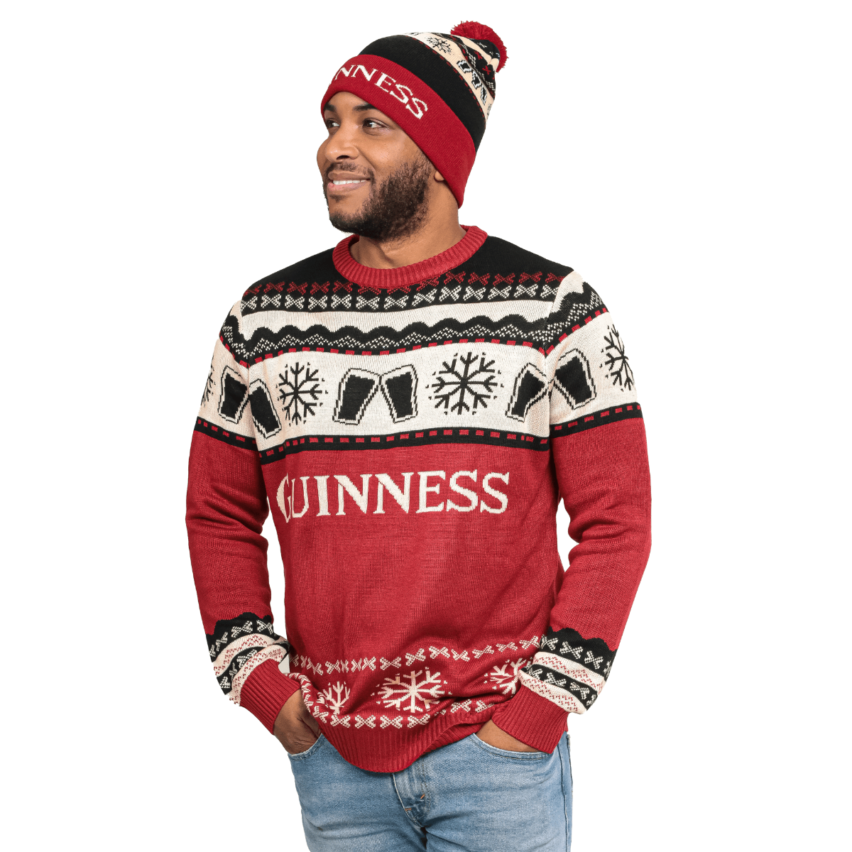 Guinness Christmas Beanie Hat