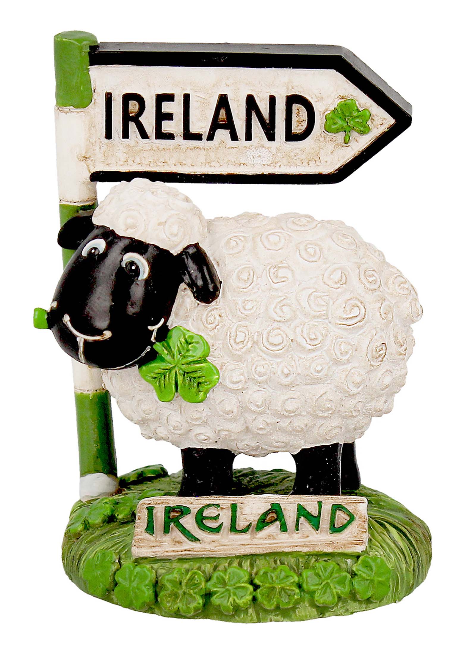 Ireland Signpost & Sheep Figurine