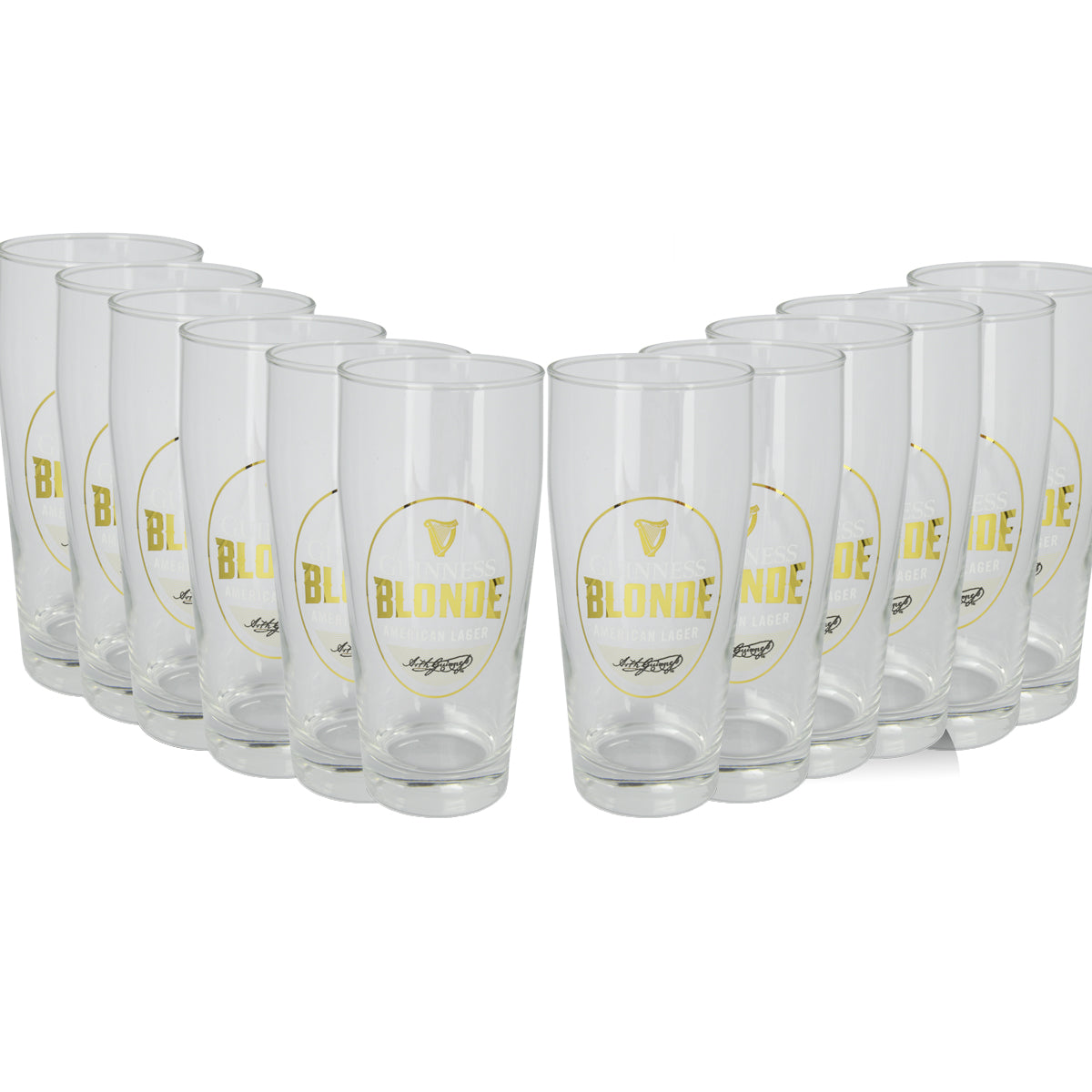 Guinness Blonde 20oz Pint Glass - 12 Pack