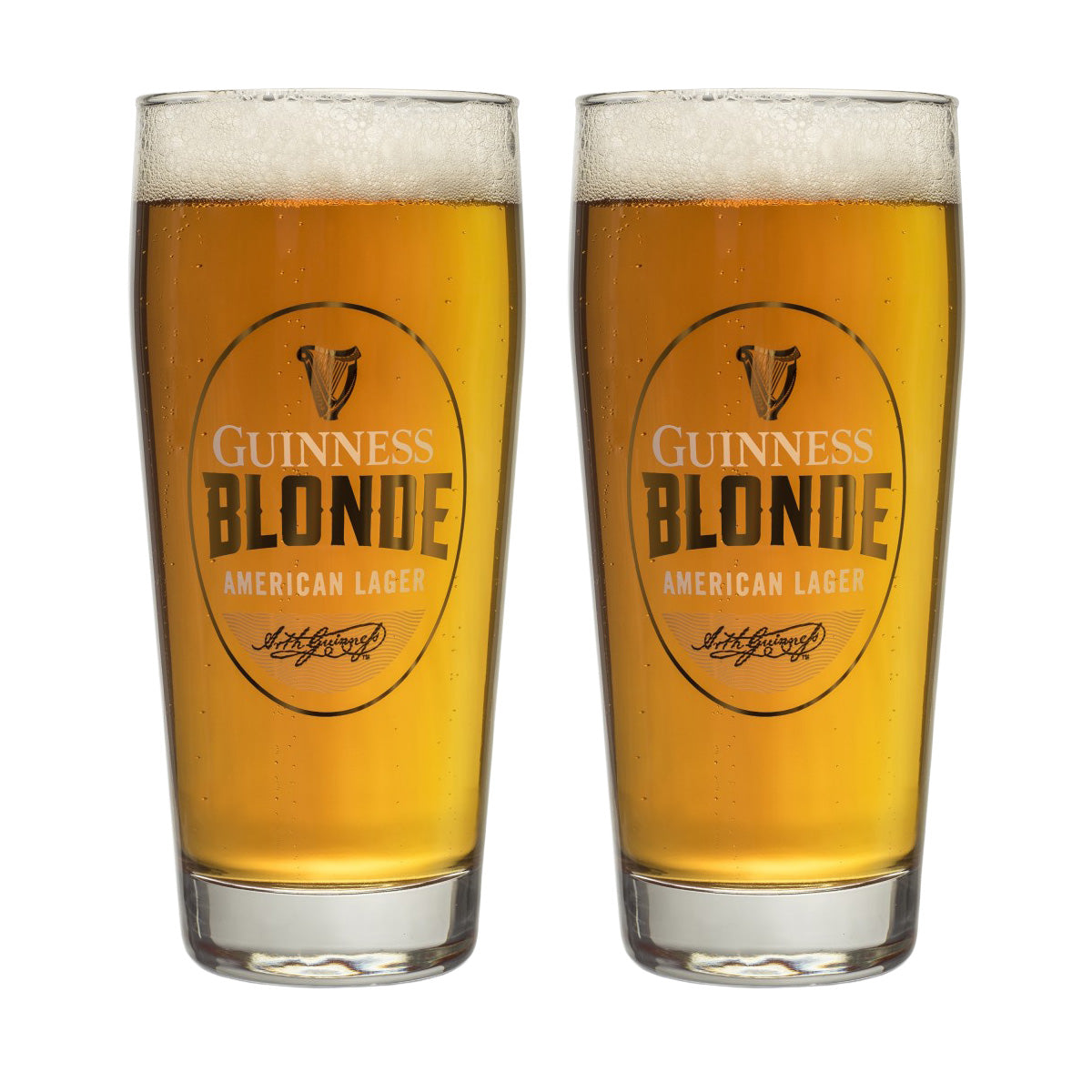Guinness Blonde 16oz Pint Glass - 2 Pack
