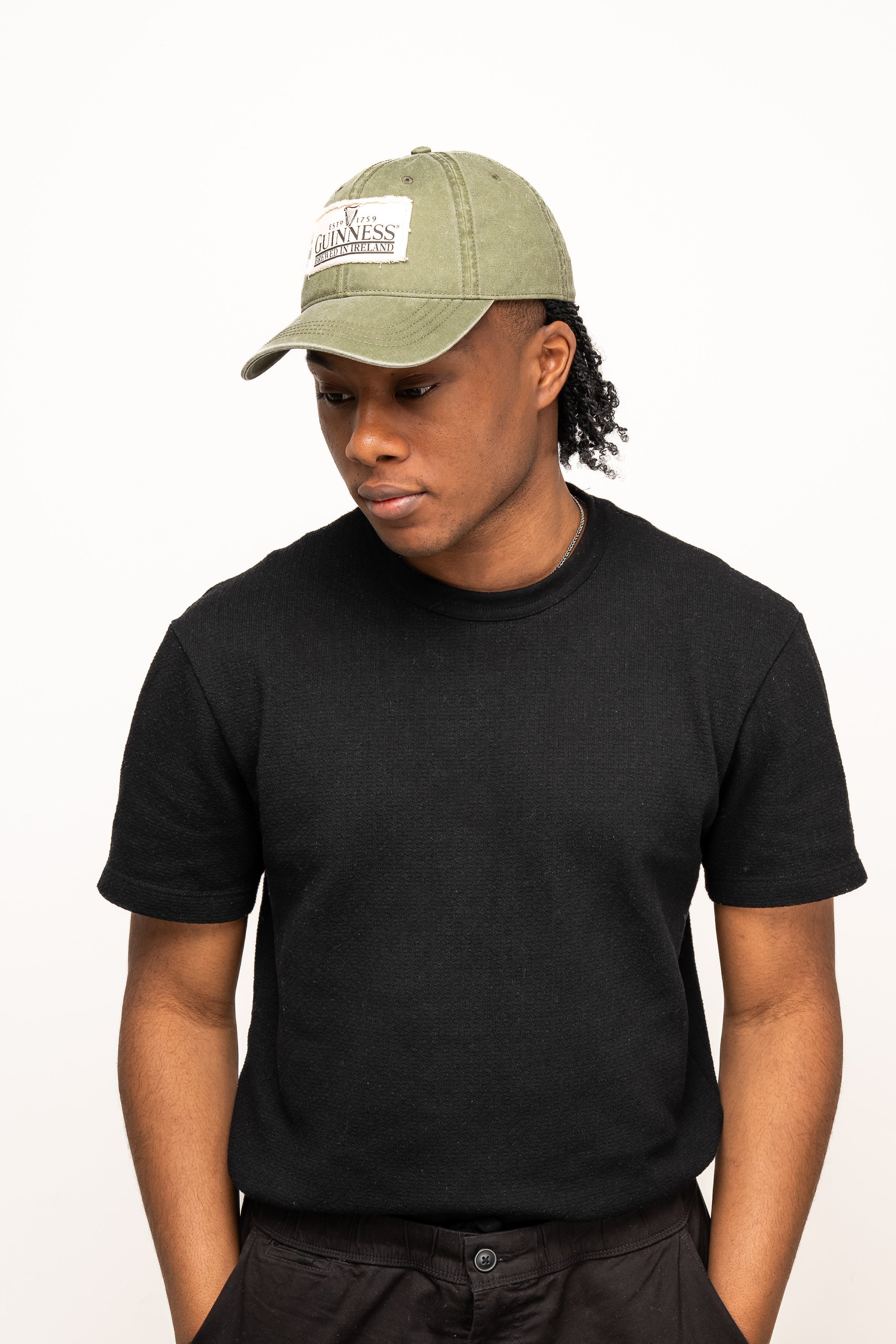 Guinness Olive Green Patch Cap