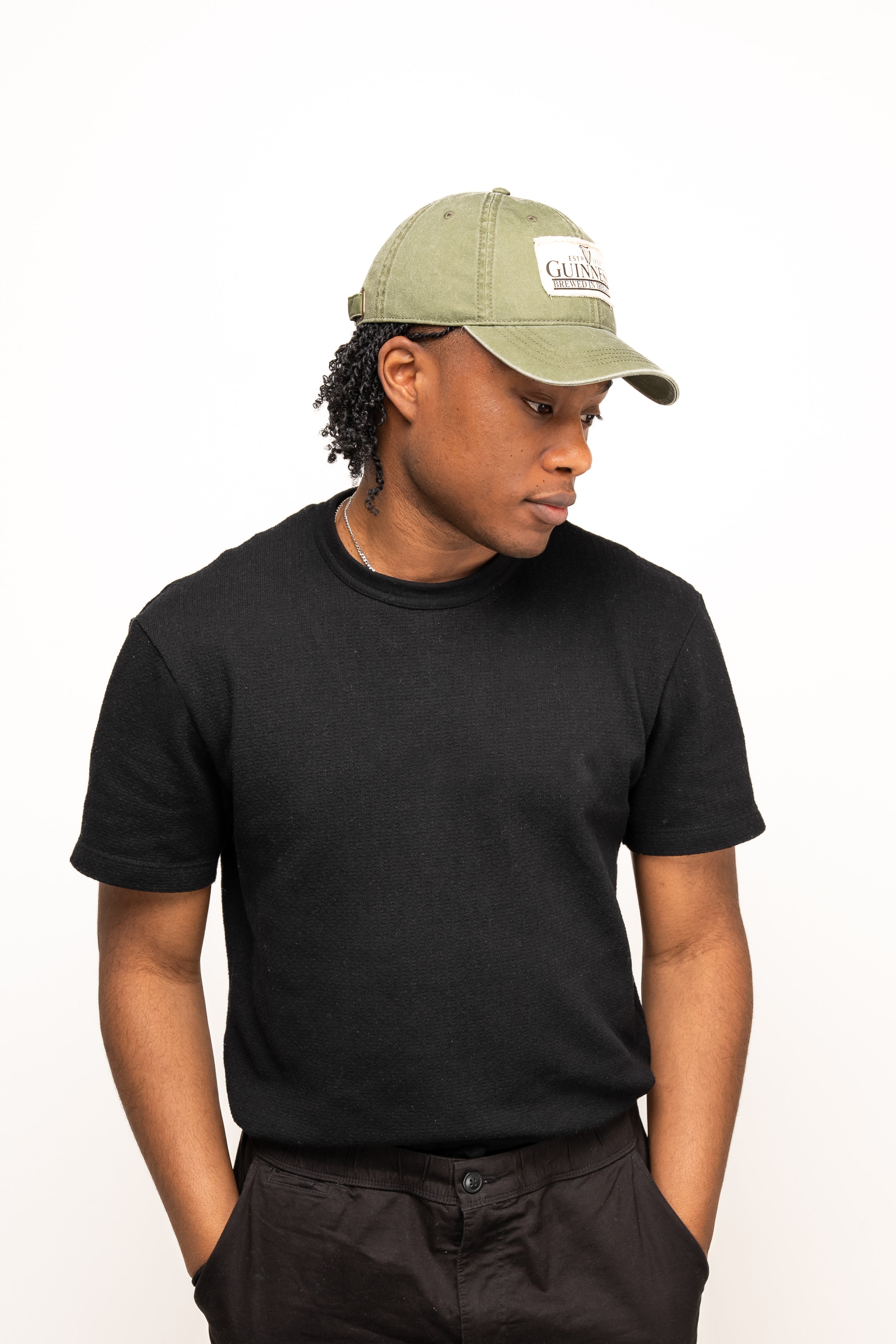 Guinness Olive Green Patch Cap