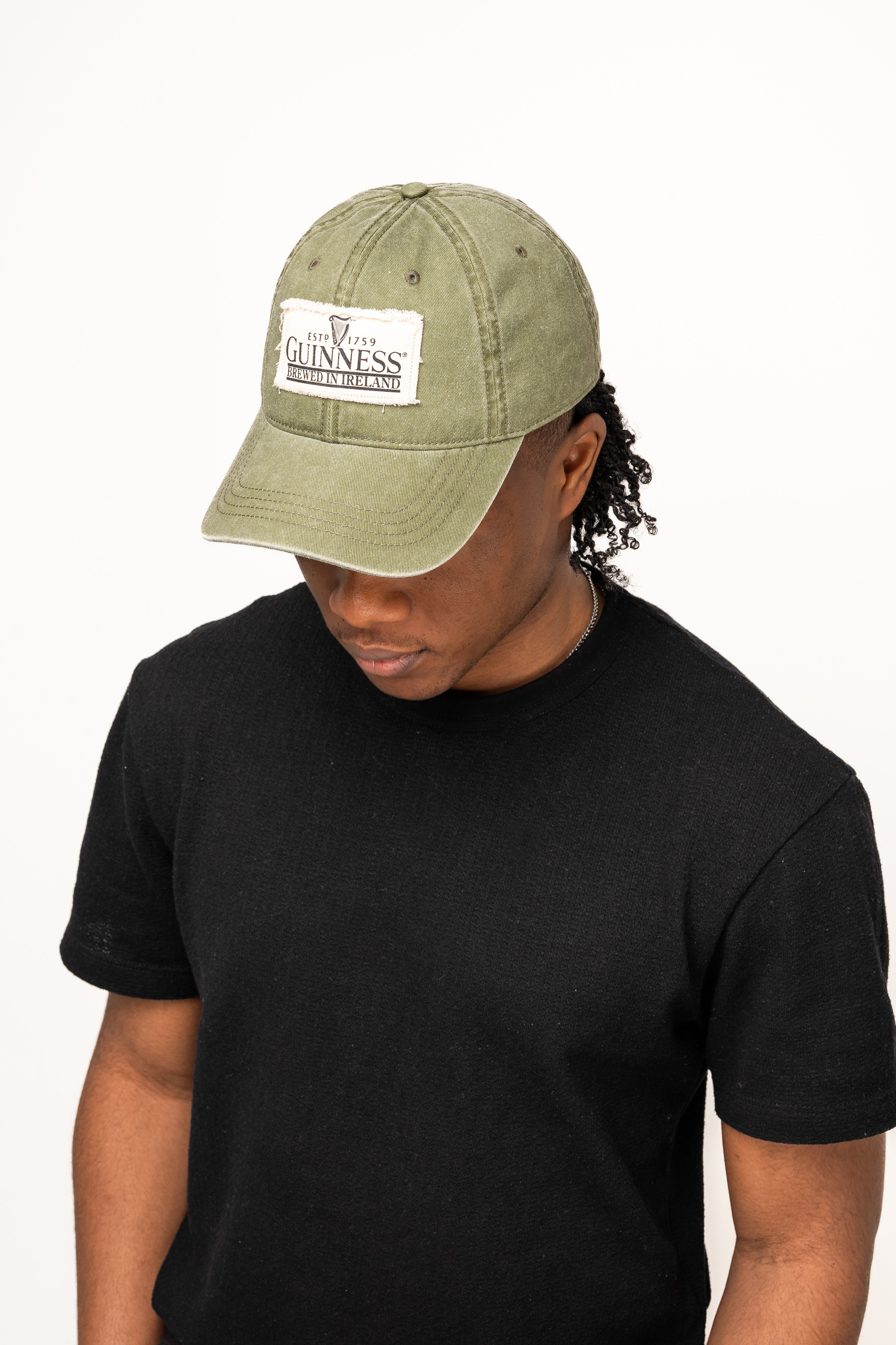 Guinness Olive Green Patch Cap
