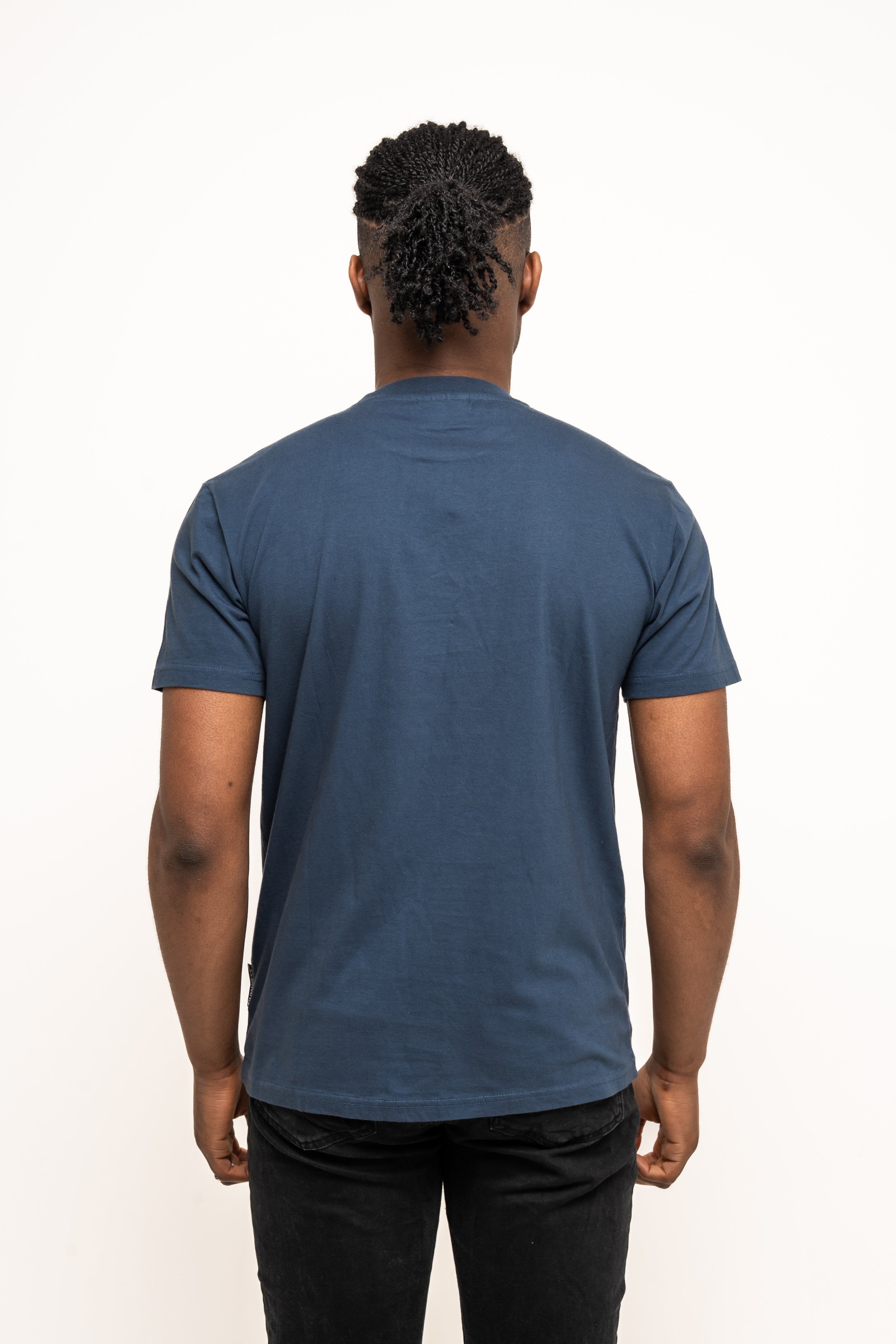 Guinness Transport Navy Blue Carriage Chest Print Tee