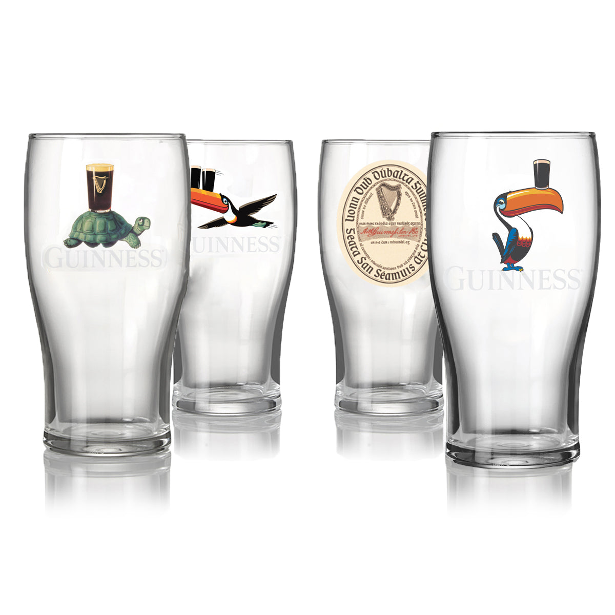 Guinness Mixed Pint Glass Gift Set