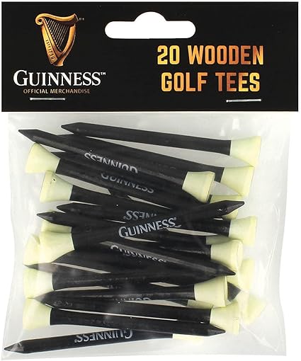 Guinness 20 Wooden Golf Tees