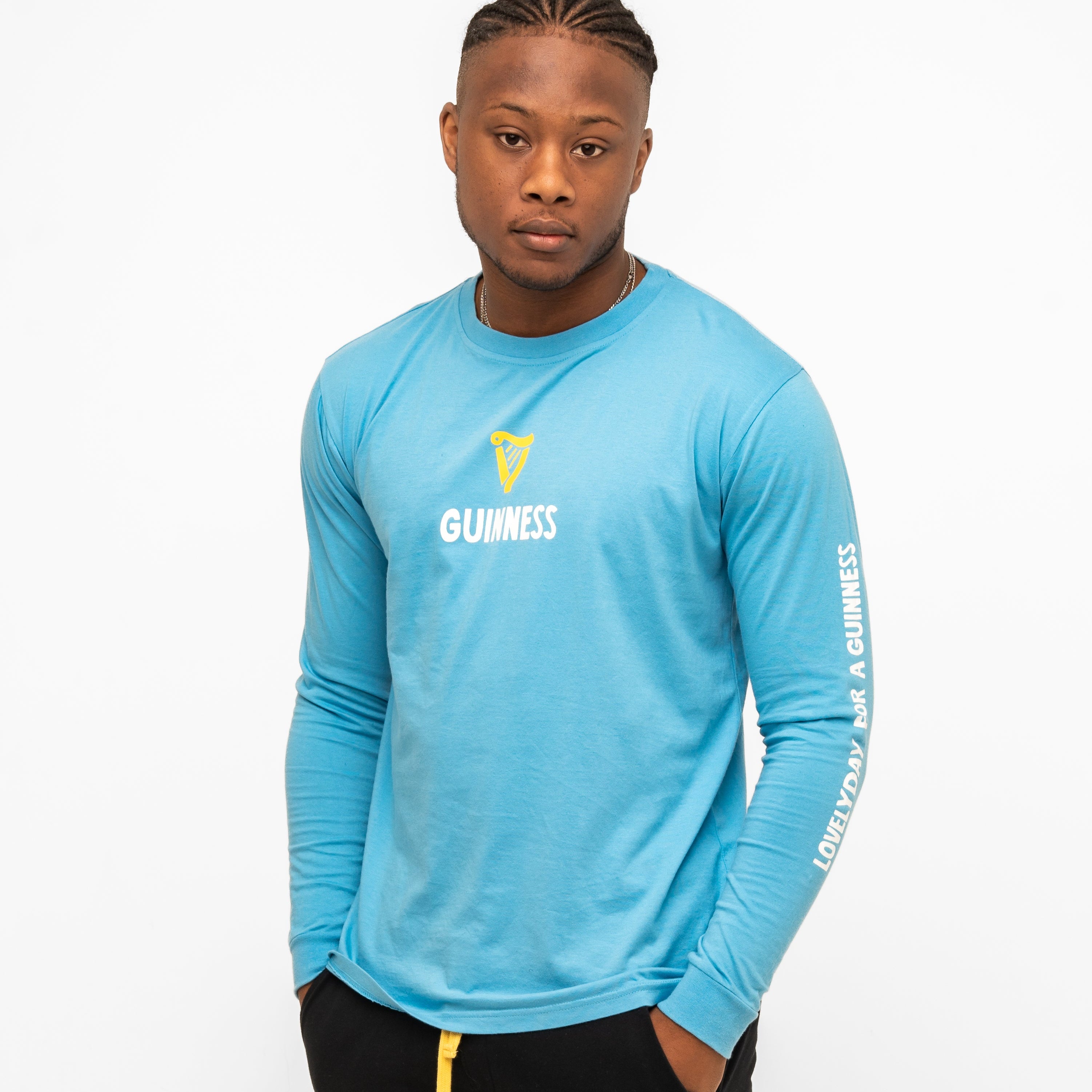 Guinness Summer Collection Lovely Day Longsleeve Tee - Blue