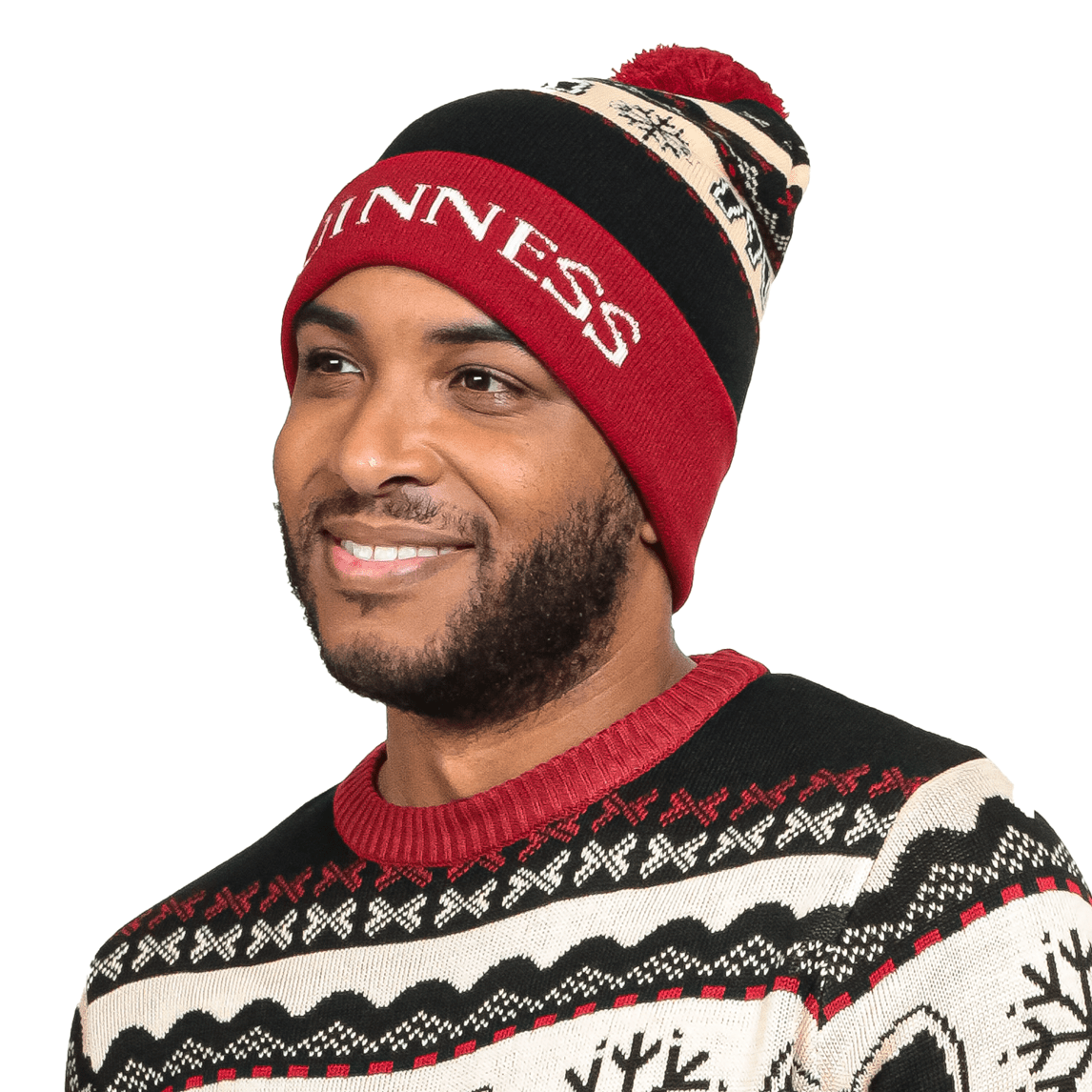 Guinness Christmas Beanie Hat