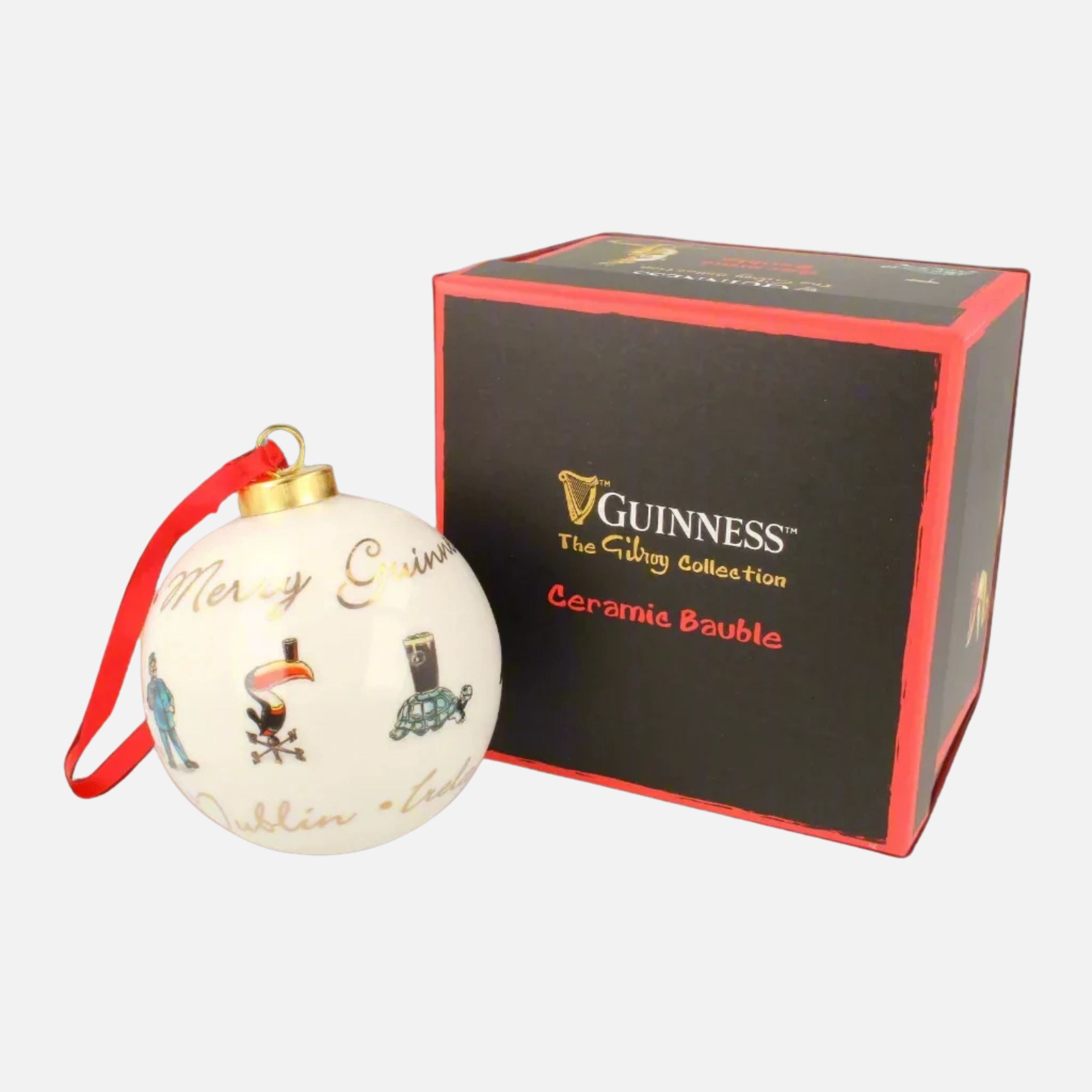 Guinness Gilroy Ceramic Christmas Bauble