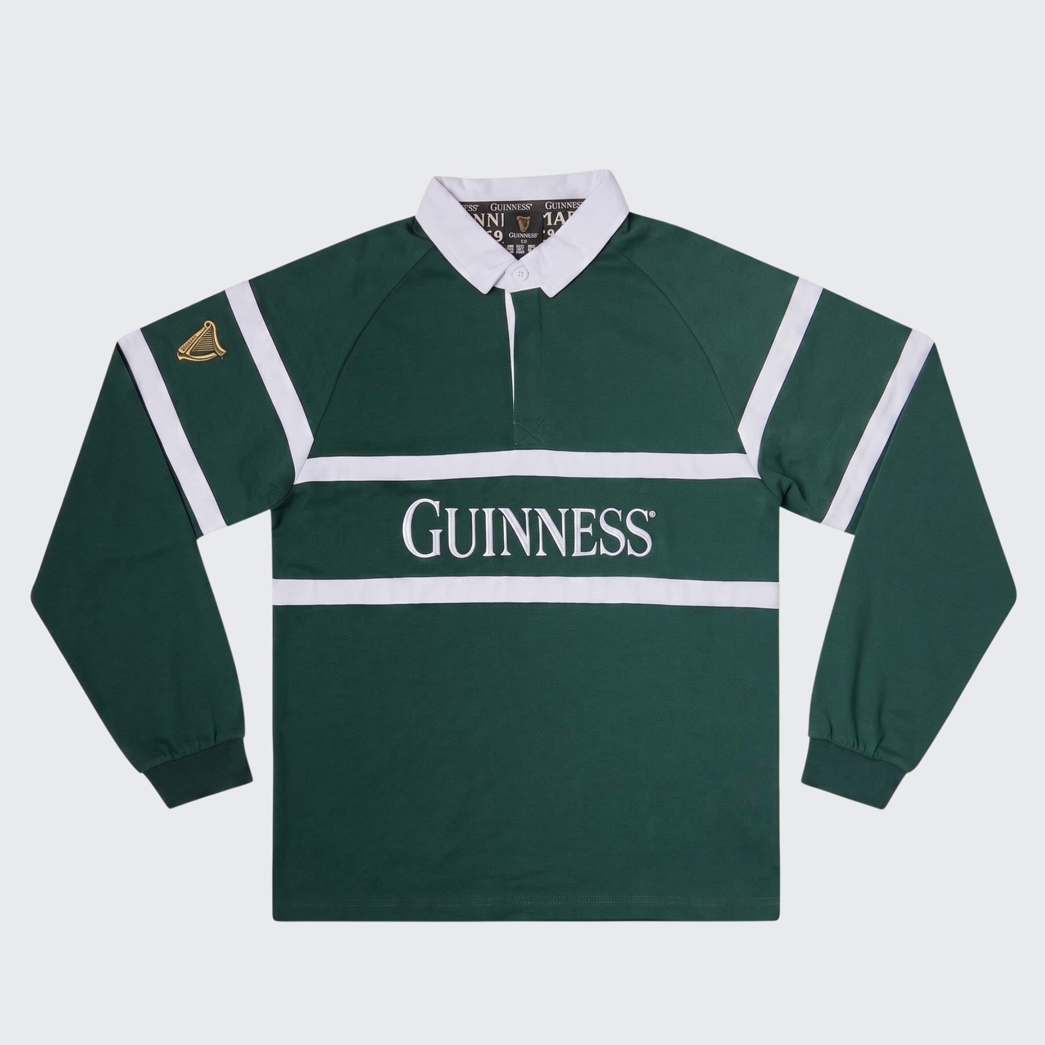Guinness Green Traditional Rugby Jersey